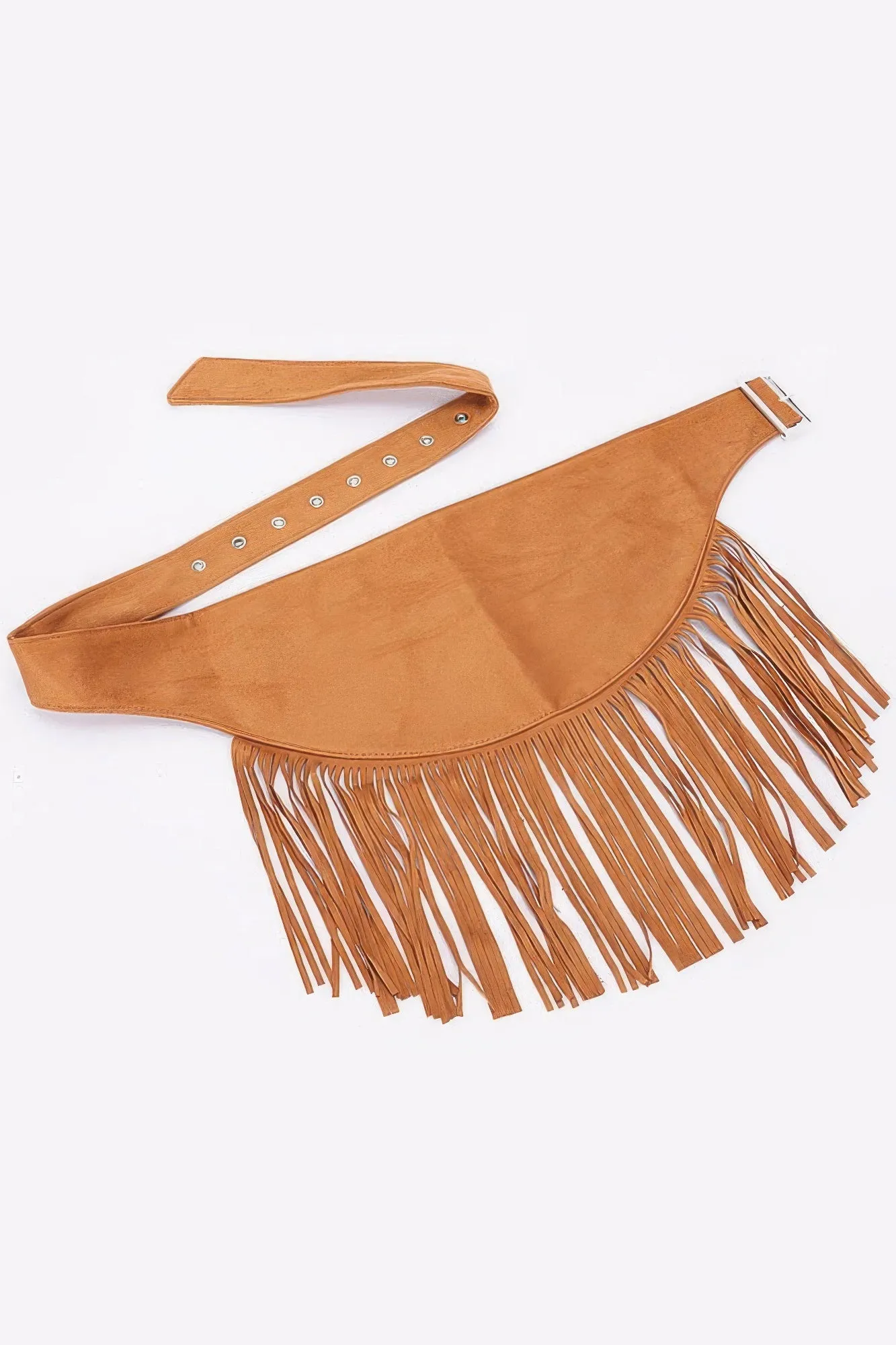 Faux Suede Fringe Belt sold by Unique Kulture product image thumbnail 4