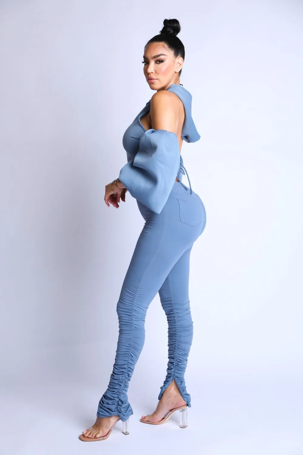 Puff Sleeve Hoodie Set sold by Unique Kulture product image thumbnail 3