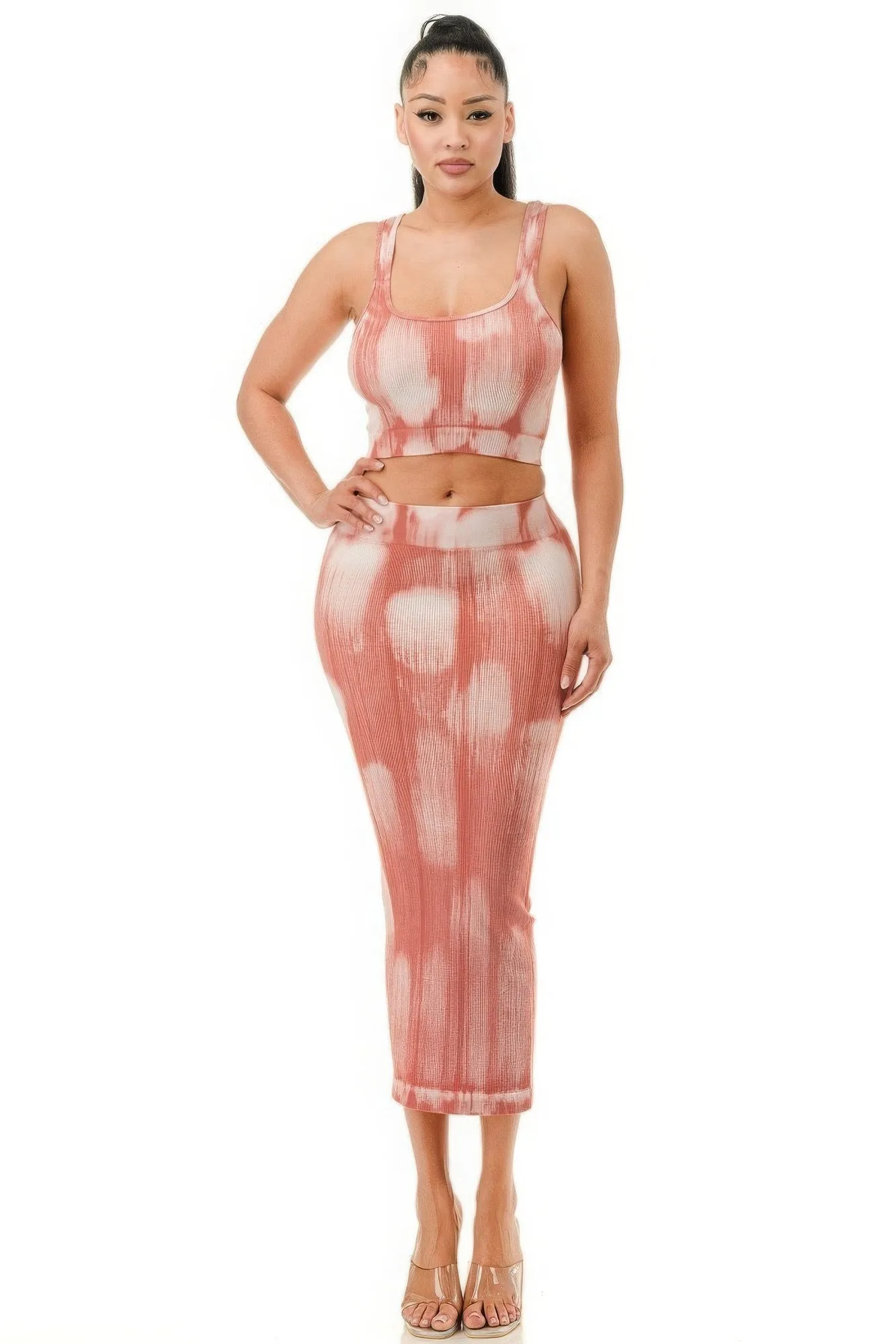 Mineral Wash Skirt Set sold by Unique Kulture