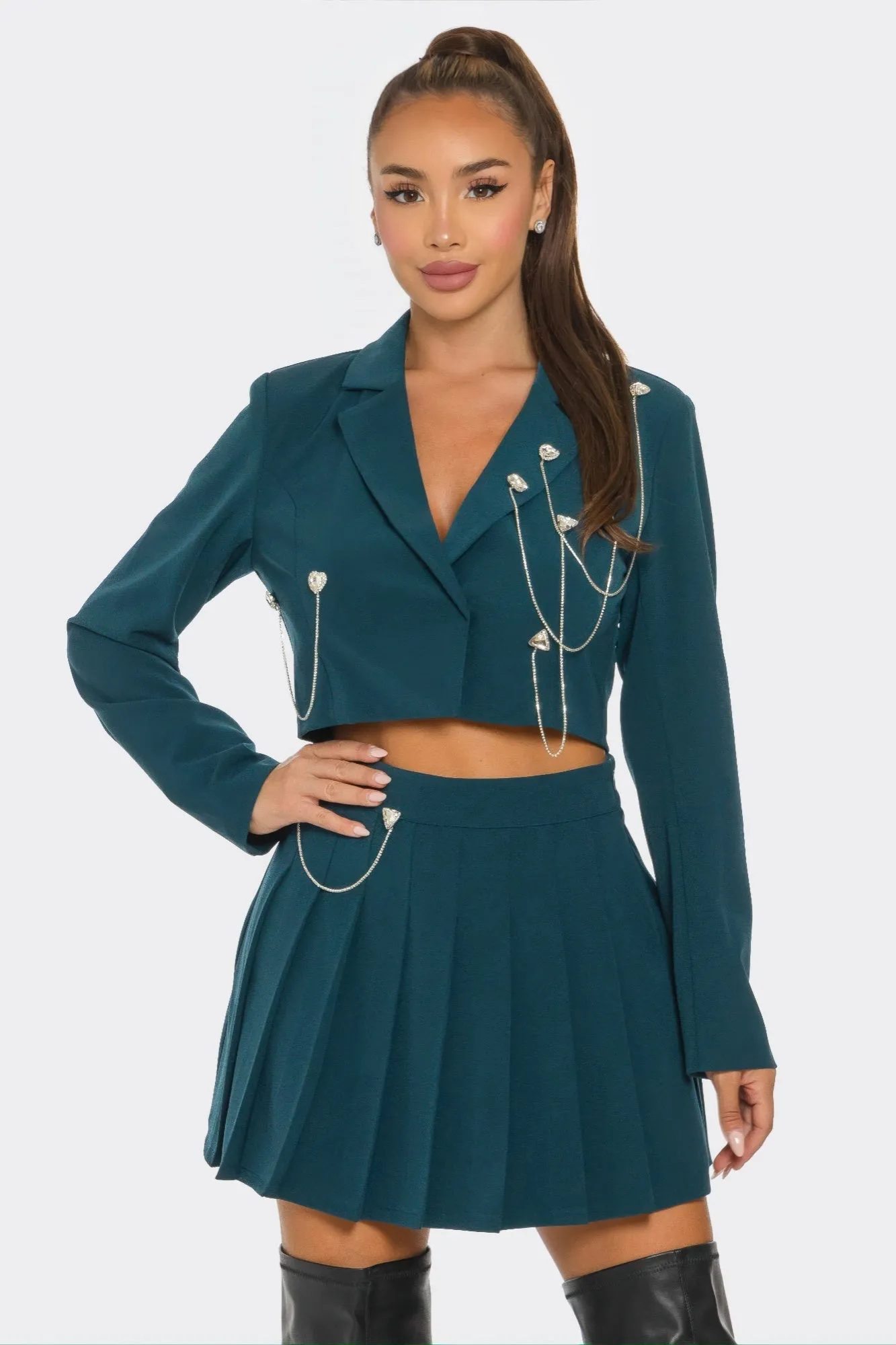 Pleated Skirt Set sold by Unique Kulture