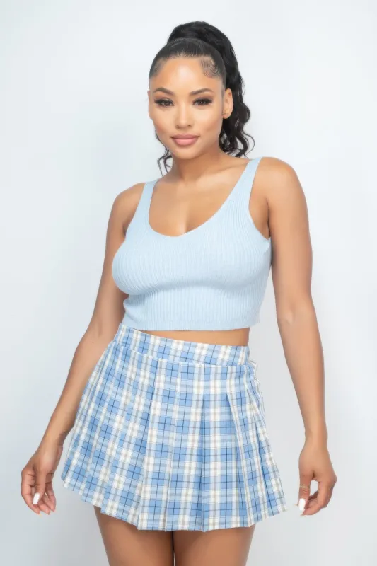 Crop Tank Top & Cardigan Sweater Set sold by Unique Kulture