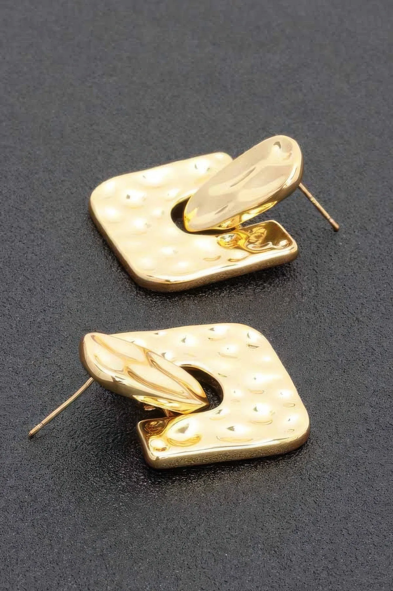 Metal Gold Dip Earring sold by Unique Kulture product image thumbnail 2