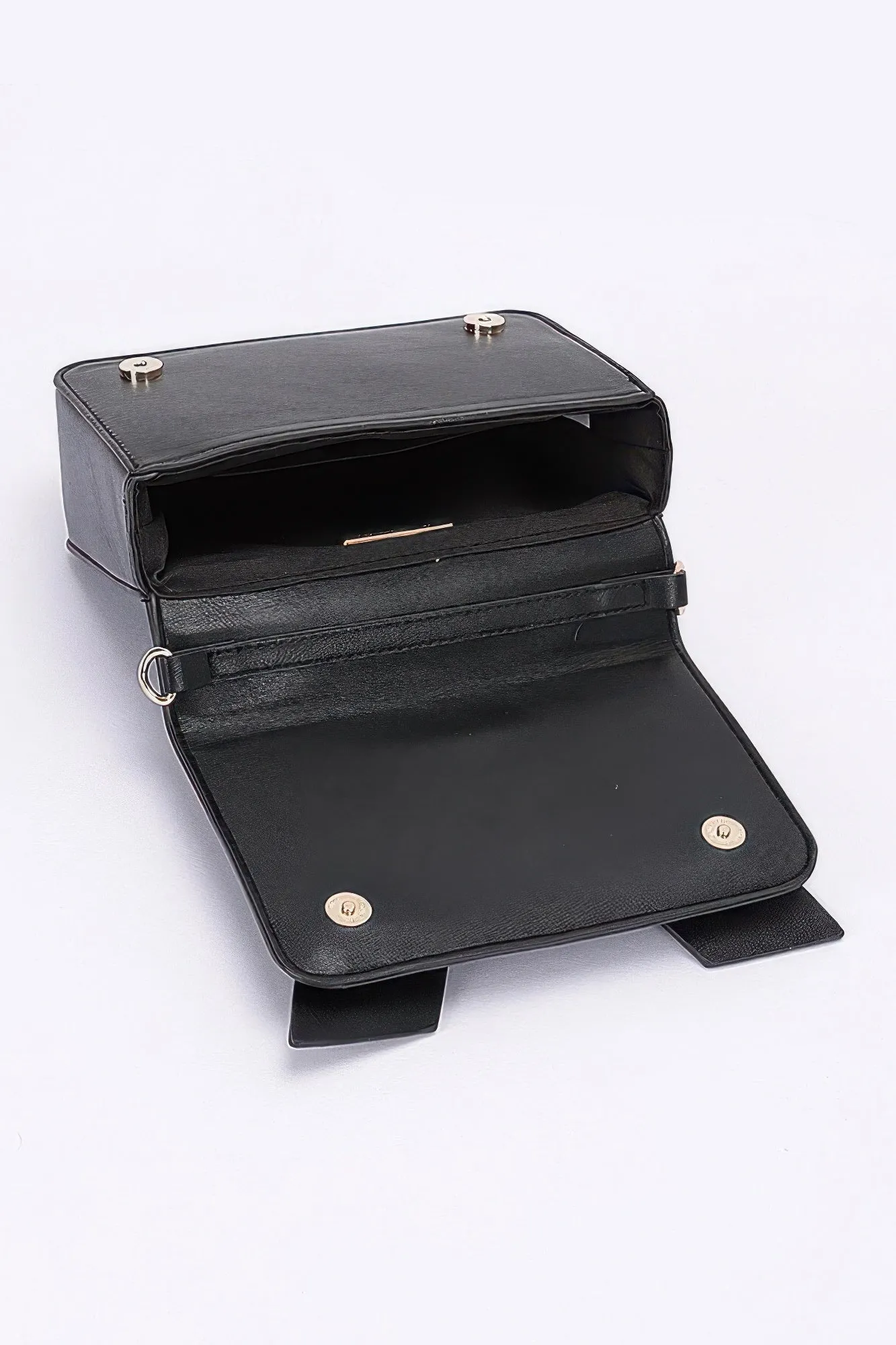 Faux Leather Ribbon Top Handle Bag sold by Unique Kulture product image thumbnail 5