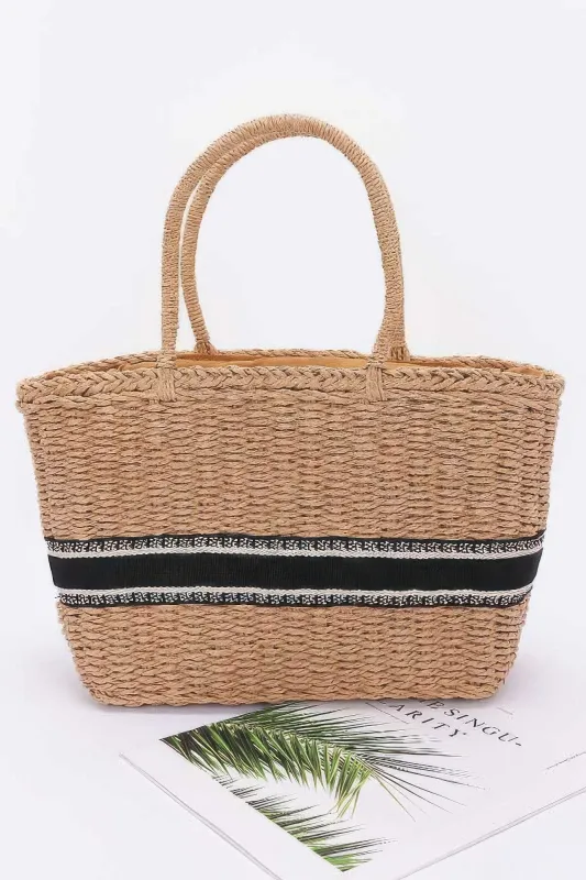 Faux Straw Tote Bag sold by Unique Kulture