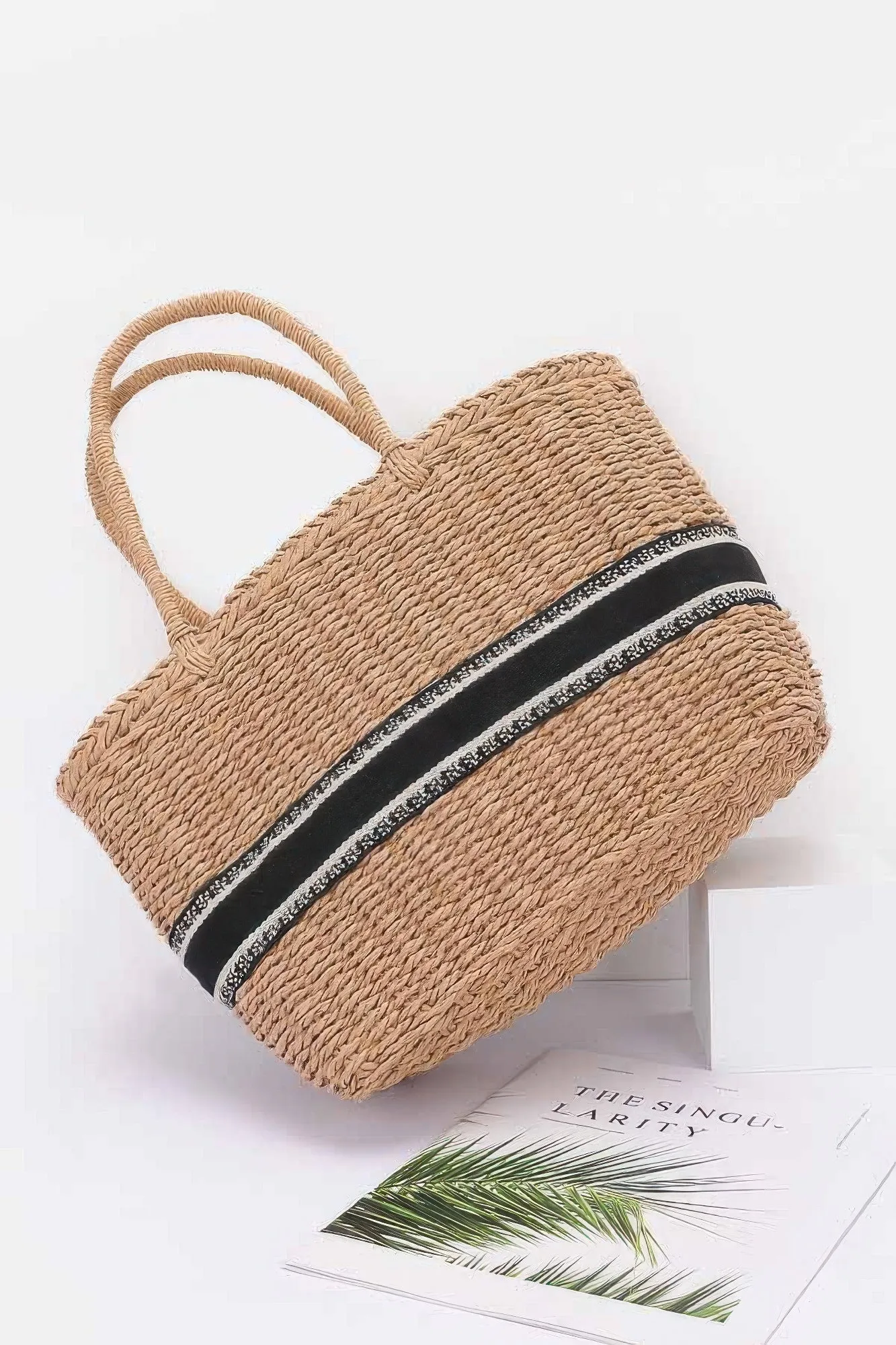 Faux Straw Tote Bag sold by Unique Kulture product image thumbnail 2