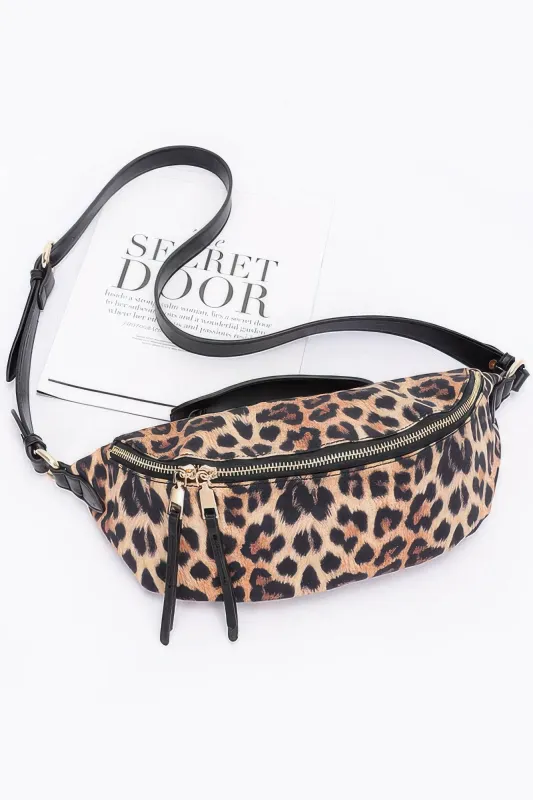 Faux Leather Leopard Crossbody Bag sold by Unique Kulture