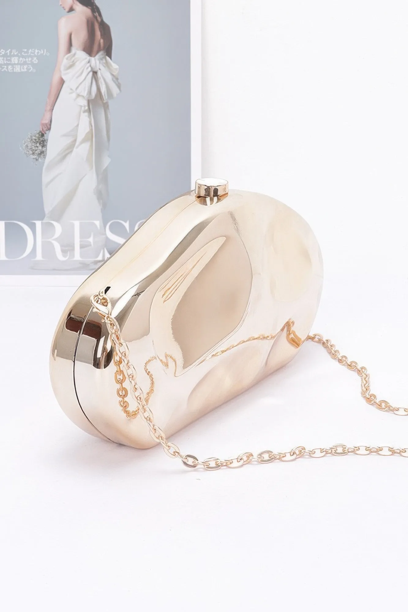 Metallic Plastic Party Clutch sold by Unique Kulture