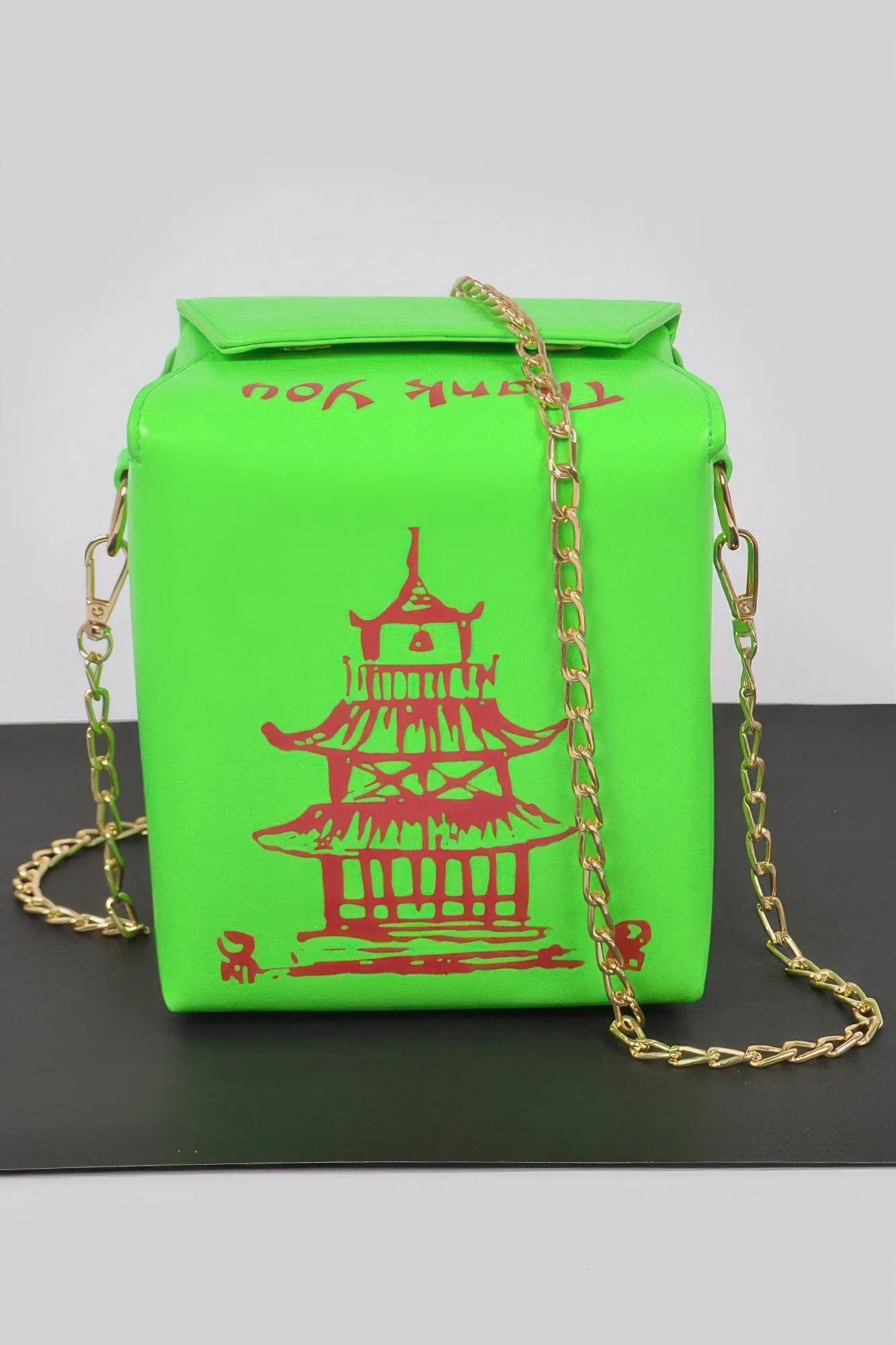 Chinese To Go Box Clutch – Quirky Takeout Purse in Bold Colors sold by Unique Kulture product image thumbnail 2
