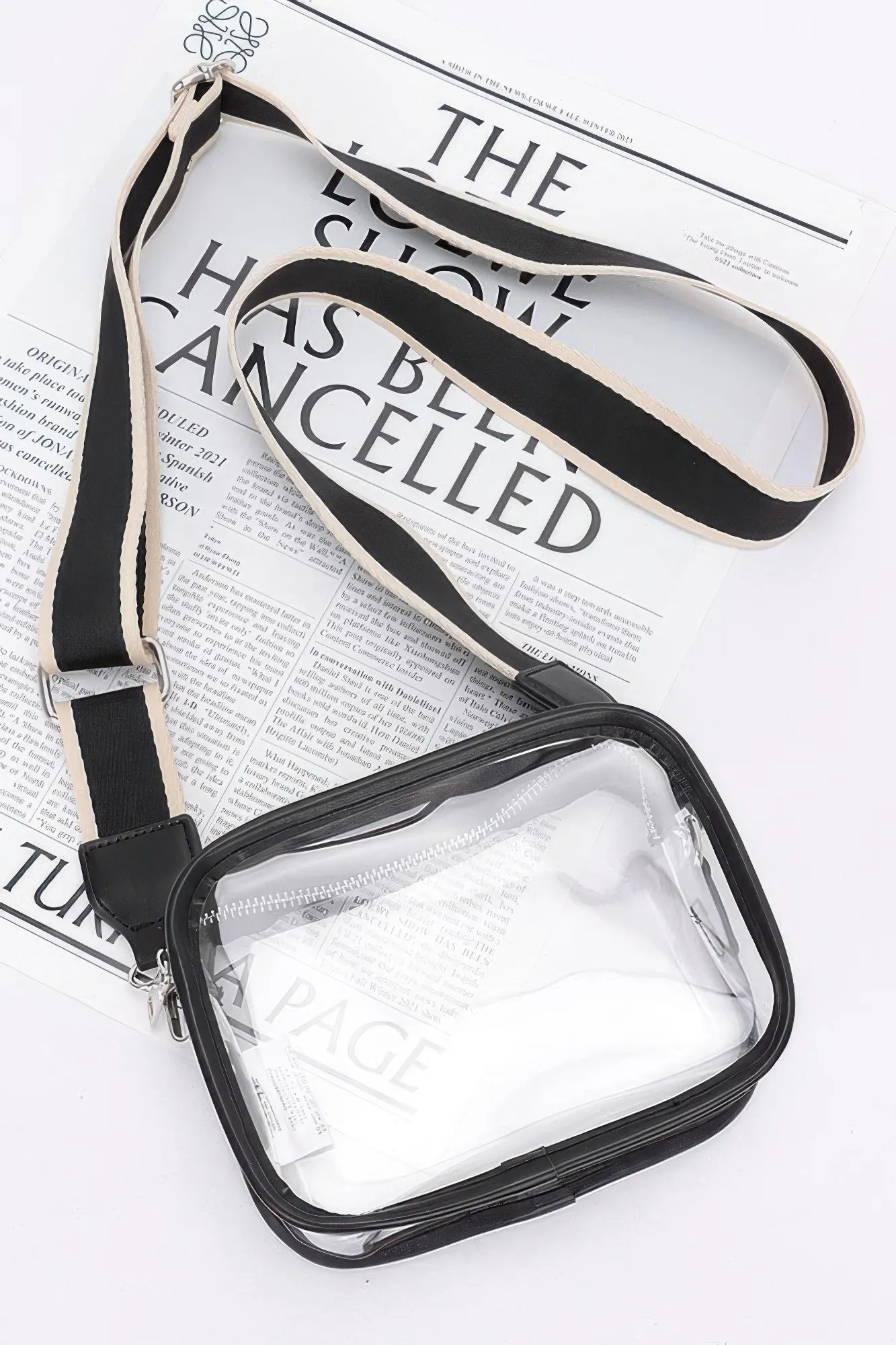 Transparent Camera Bag W/ Wide Strap sold by Unique Kulture product image thumbnail 2