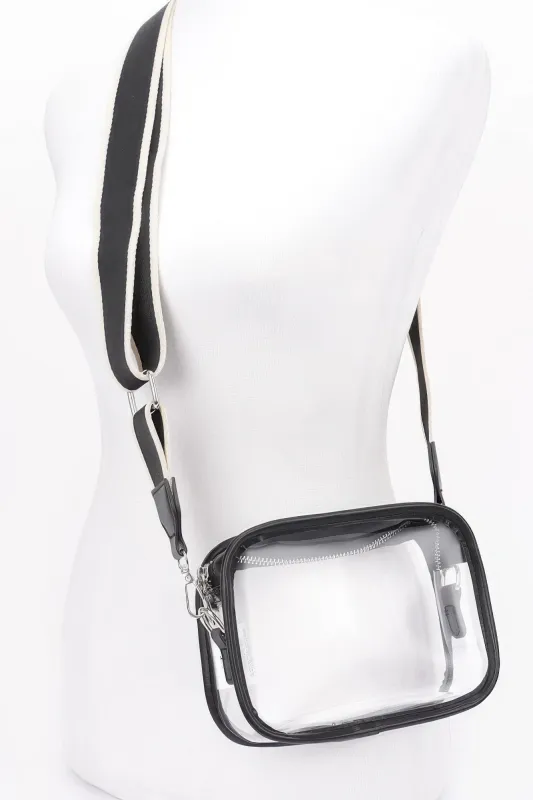 Transparent Camera Bag W/ Wide Strap made by Unique Kulture