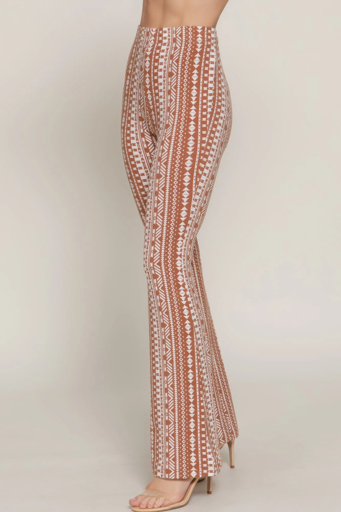 Waist Elastic Slim Flare Print Pants sold by Unique Kulture product image thumbnail 3