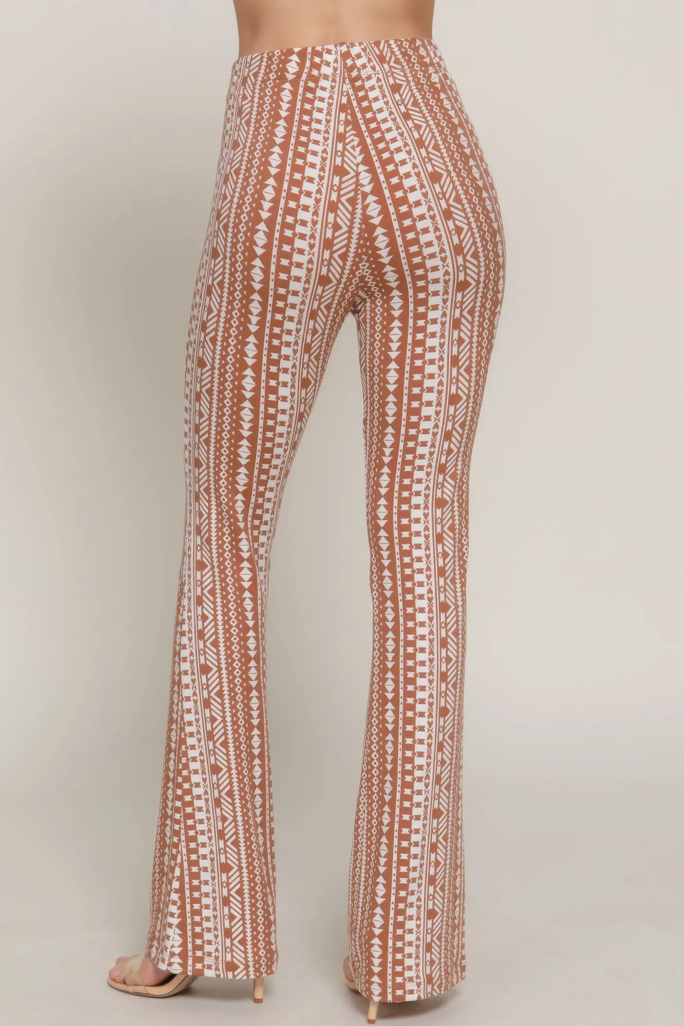 Waist Elastic Slim Flare Print Pants sold by Unique Kulture product image thumbnail 4