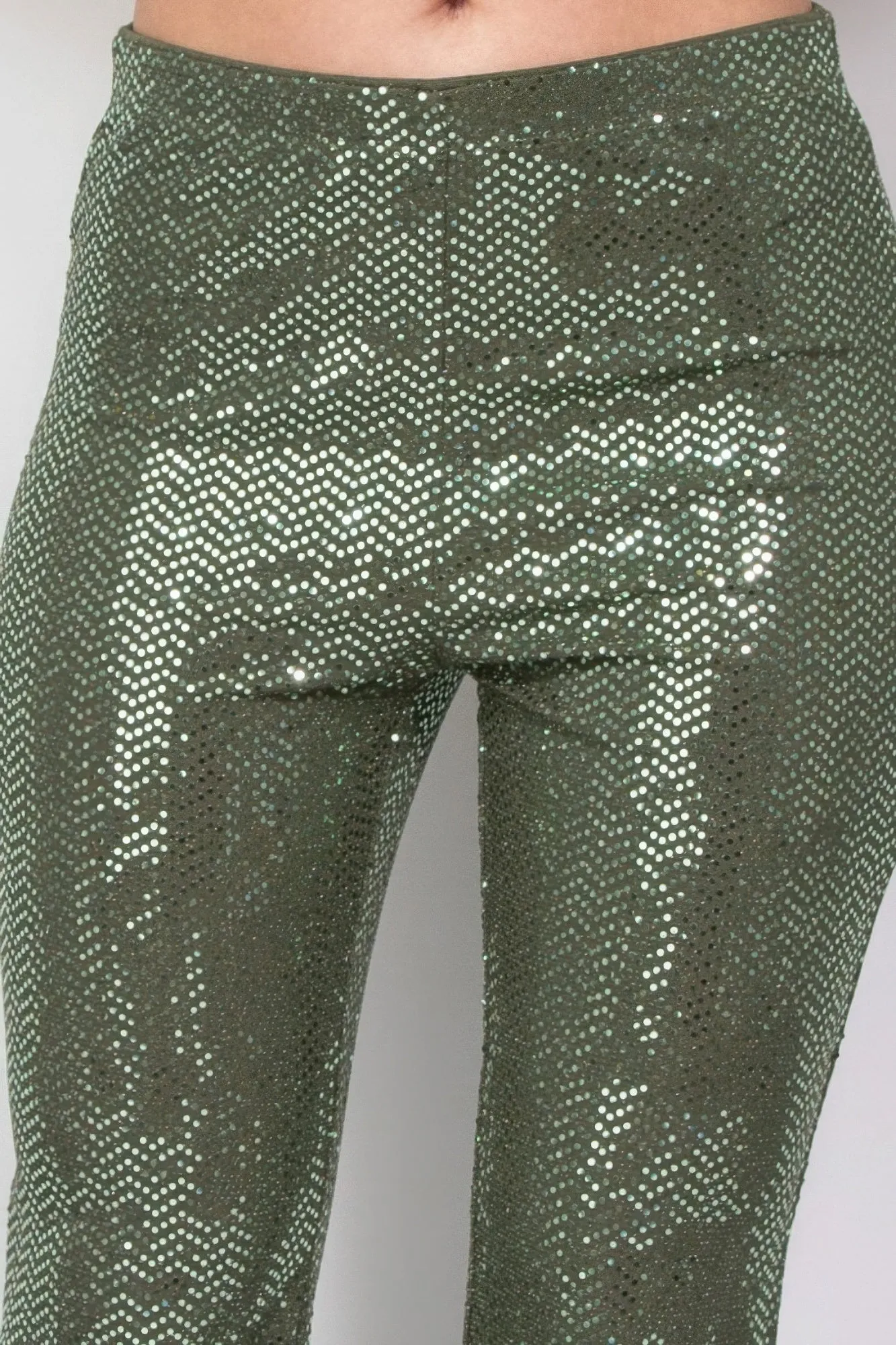 Sequined Fit & Flare Midrise Pants sold by Unique Kulture product image thumbnail 4