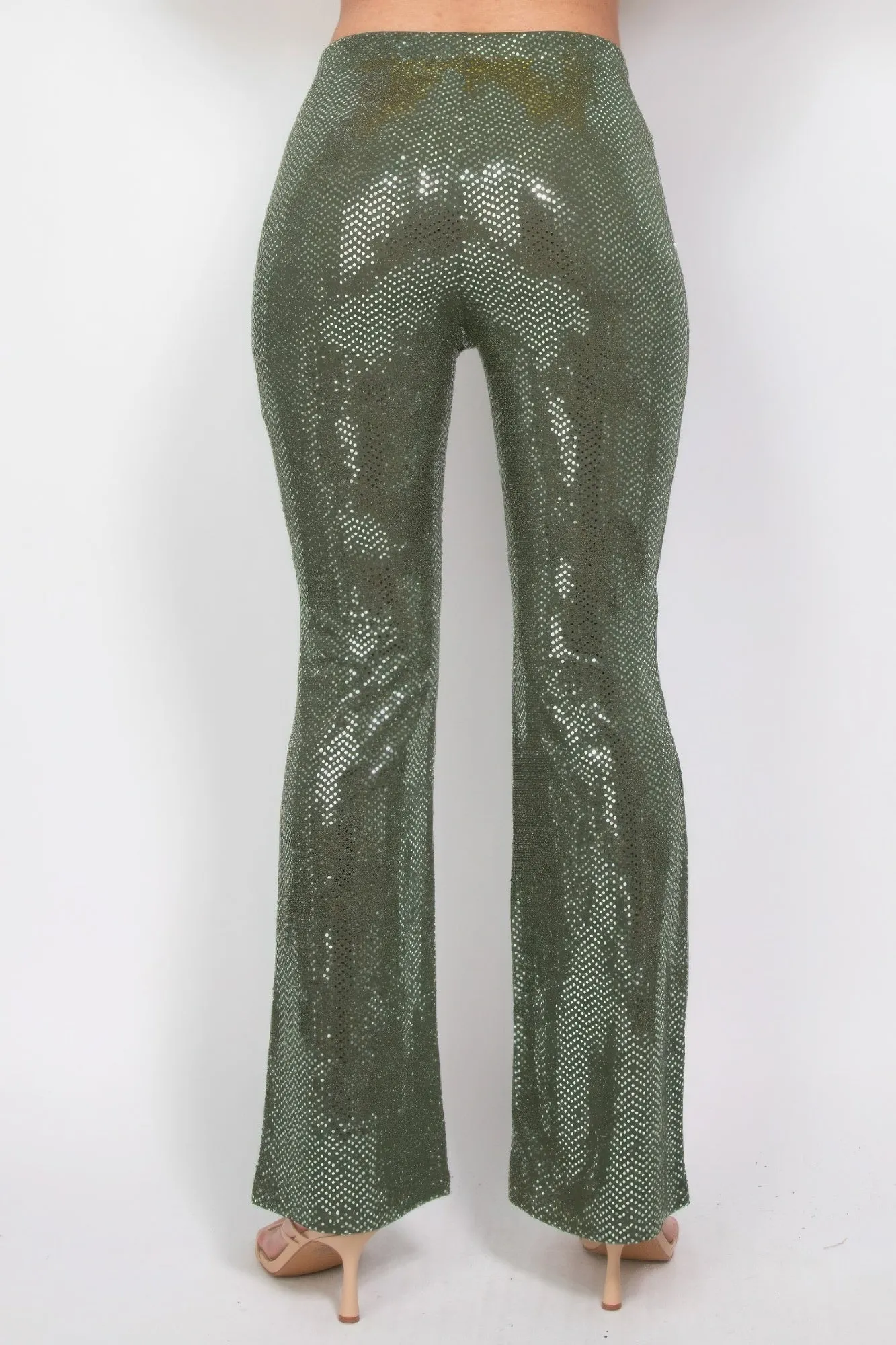 Sequined Fit & Flare Midrise Pants sold by Unique Kulture product image thumbnail 5
