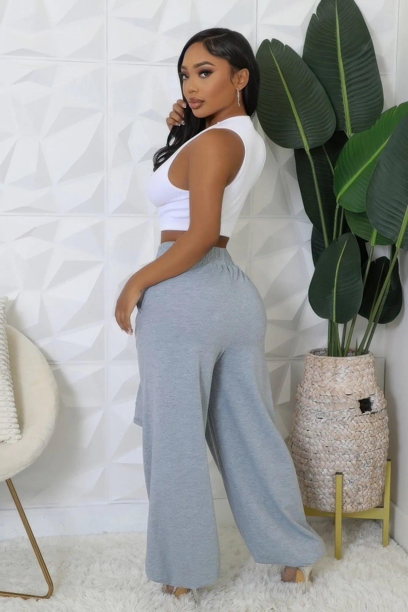 High-waisted Stretch Pants sold by Unique Kulture product image thumbnail 3