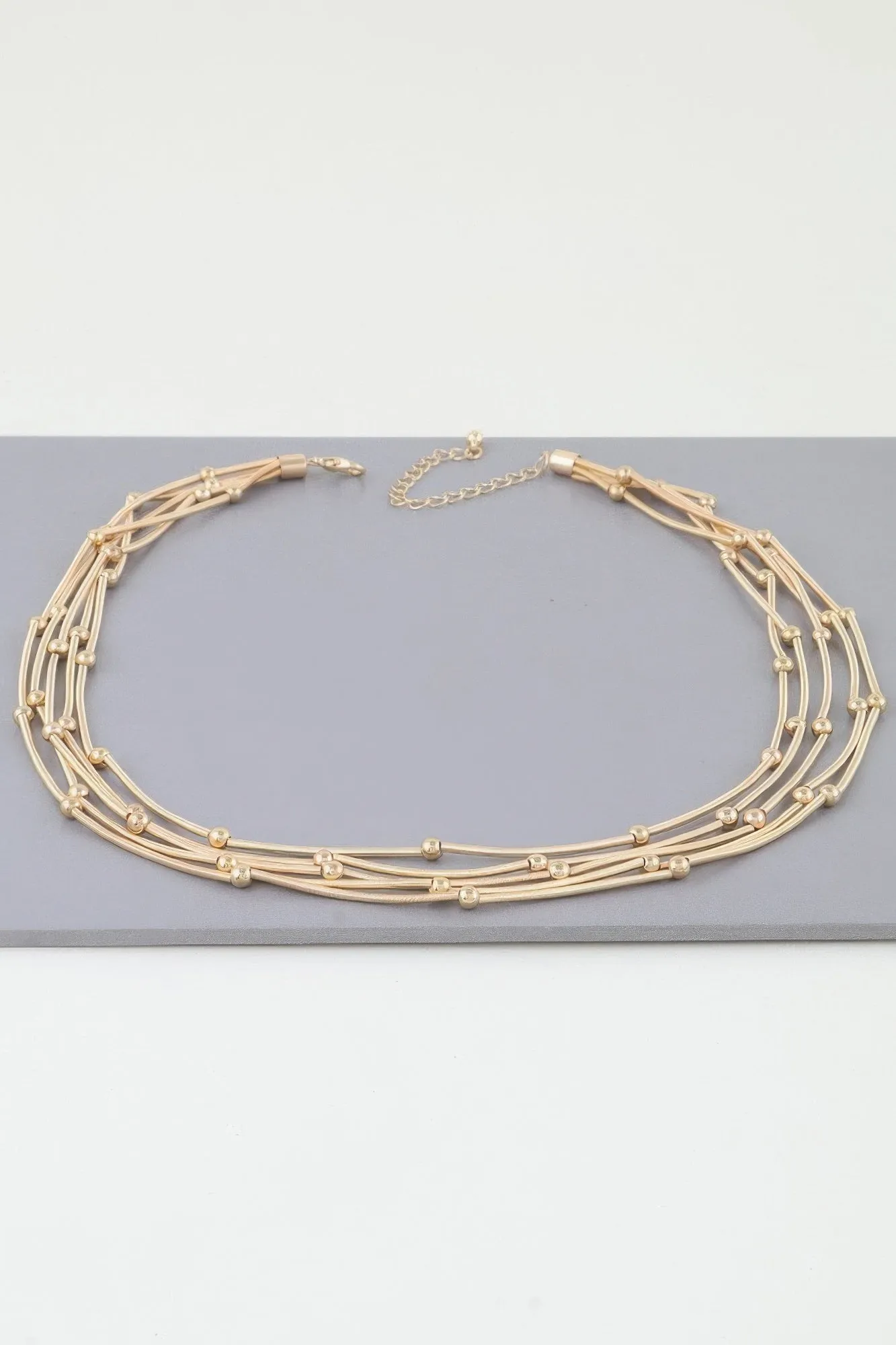 Multi Pillar Beaded Necklace sold by Unique Kulture product image thumbnail 2