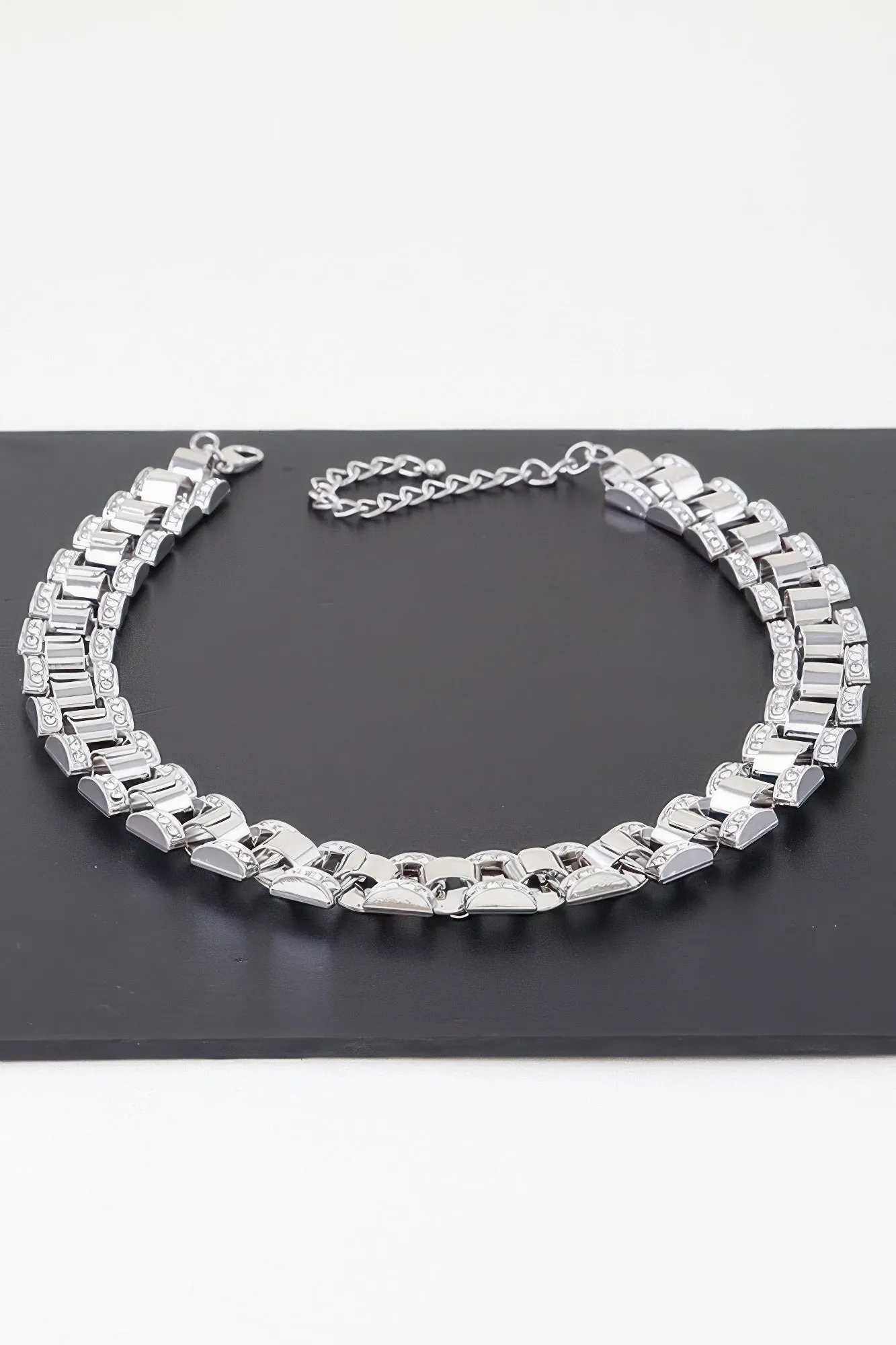 Jeweled Box Chain Necklacee sold by Unique Kulture product image thumbnail 4