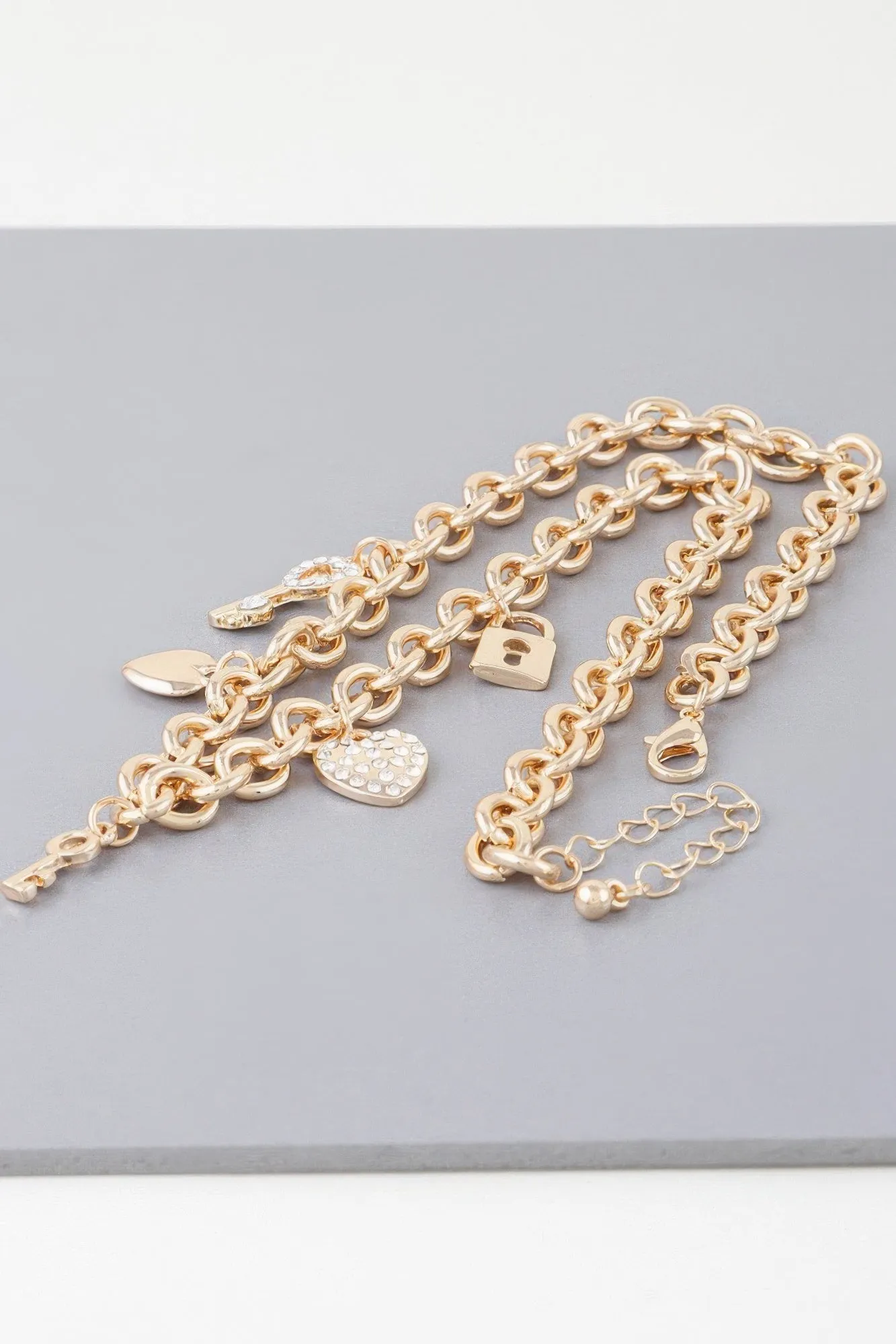 Heart Locker Charm Necklace sold by Unique Kulture product image thumbnail 3