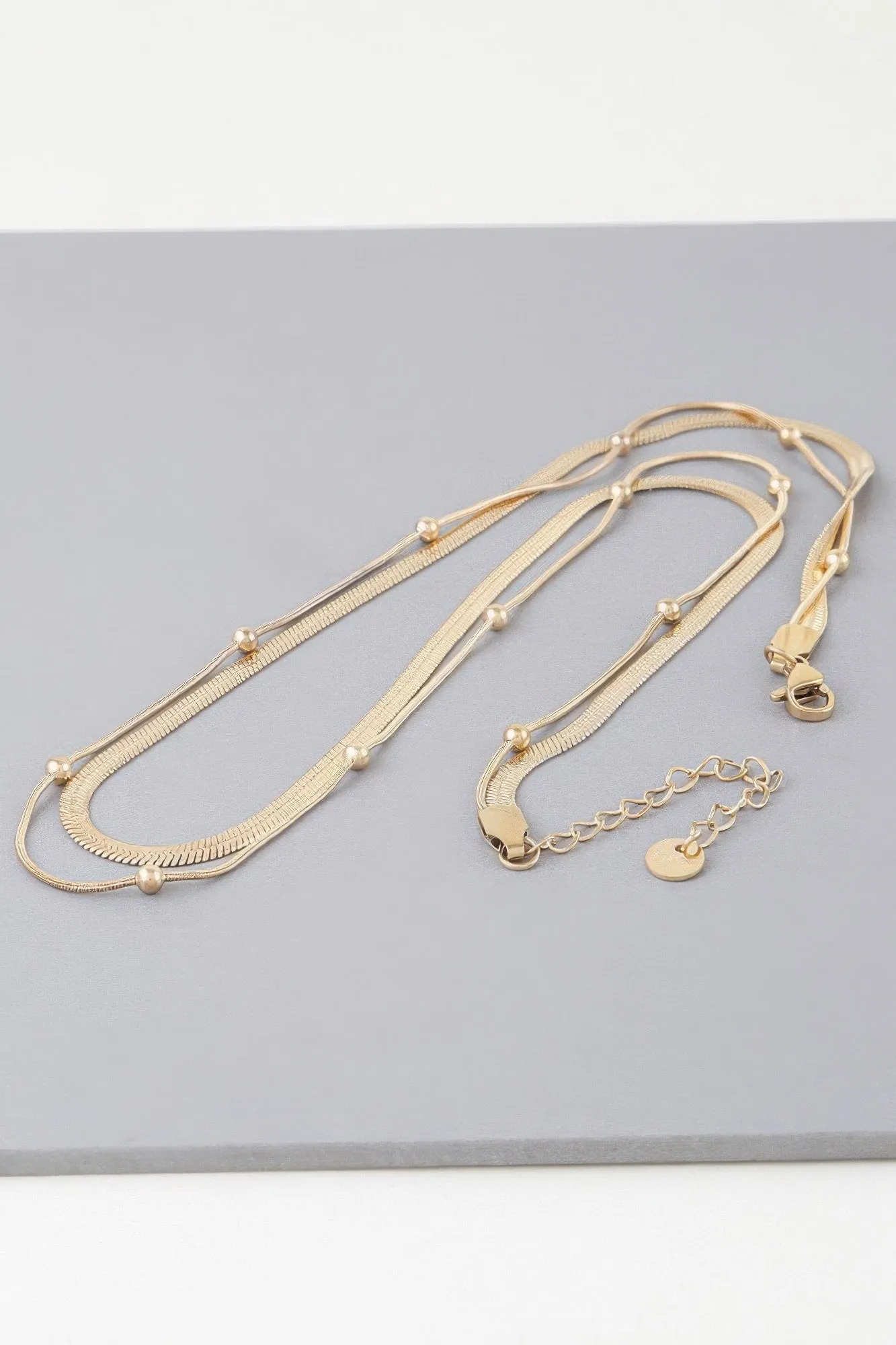 Two Layer Beaded Necklace sold by Unique Kulture product image thumbnail 3