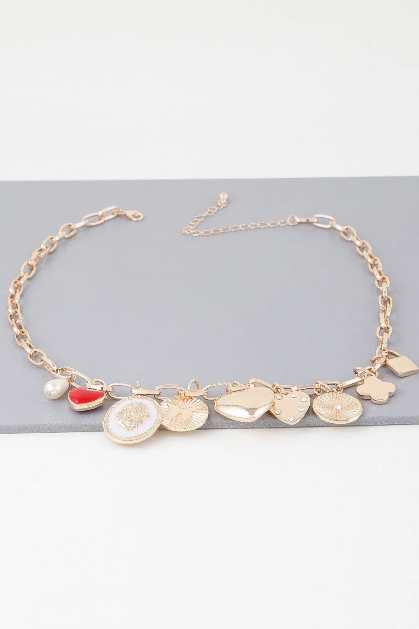 Multiple Dainty Charm Necklace sold by Unique Kulture product image thumbnail 2