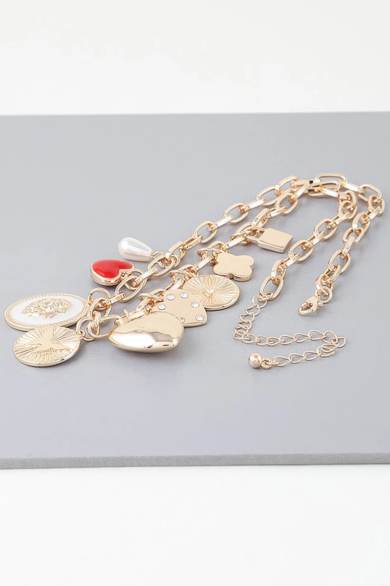 Multiple Dainty Charm Necklace sold by Unique Kulture product image thumbnail 3