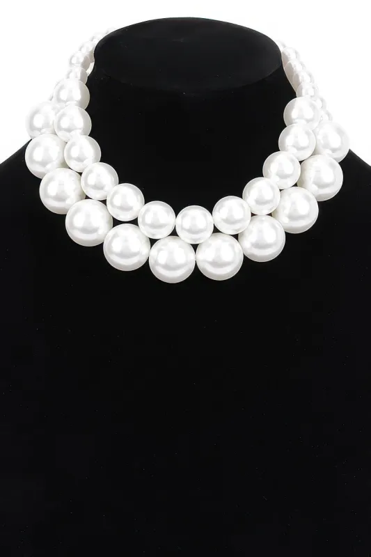Faux Pearl Multi Necklace sold by Unique Kulture