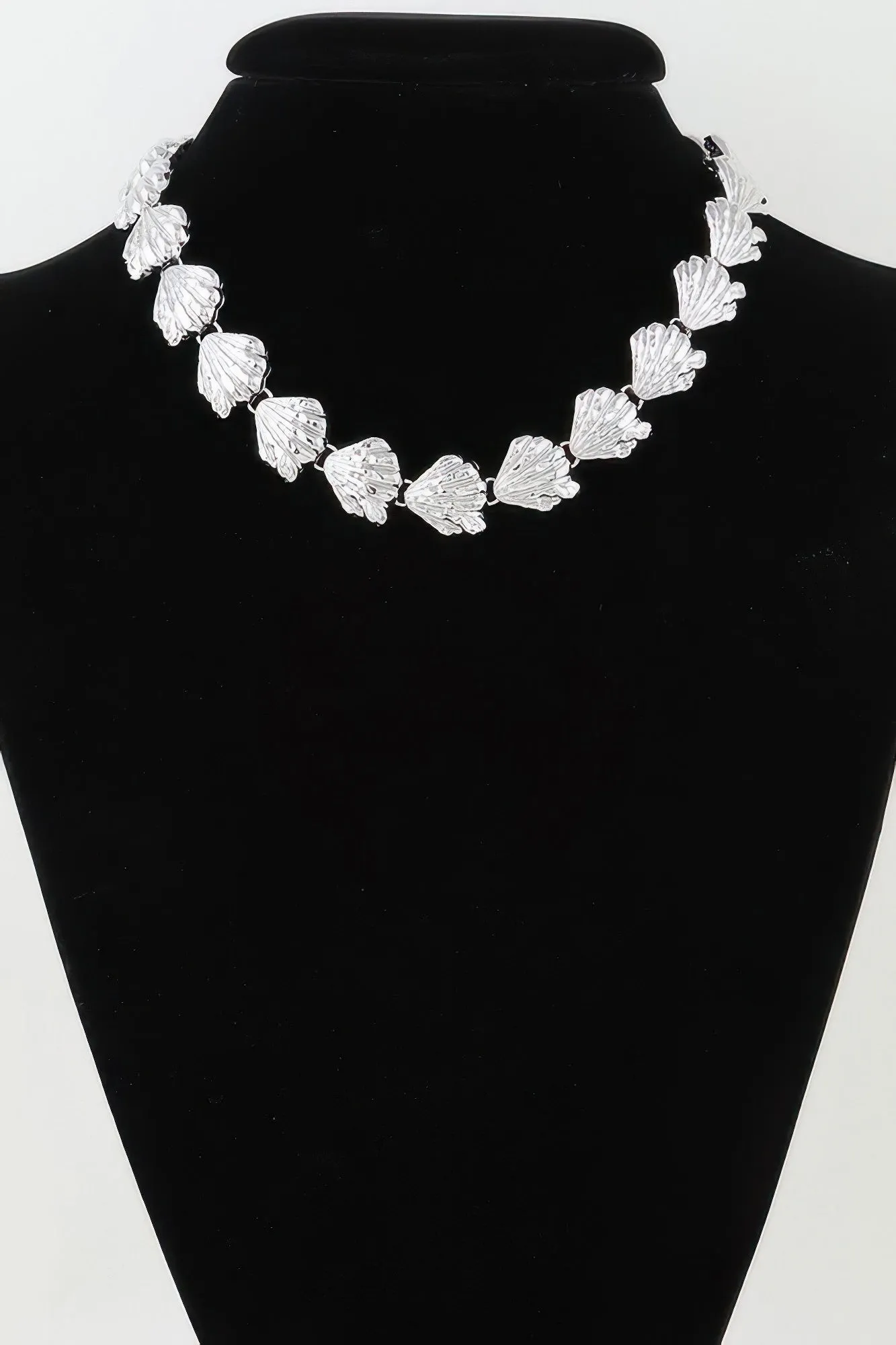 Hammered Sea Shell Charm Necklace sold by Unique Kulture product image thumbnail 4