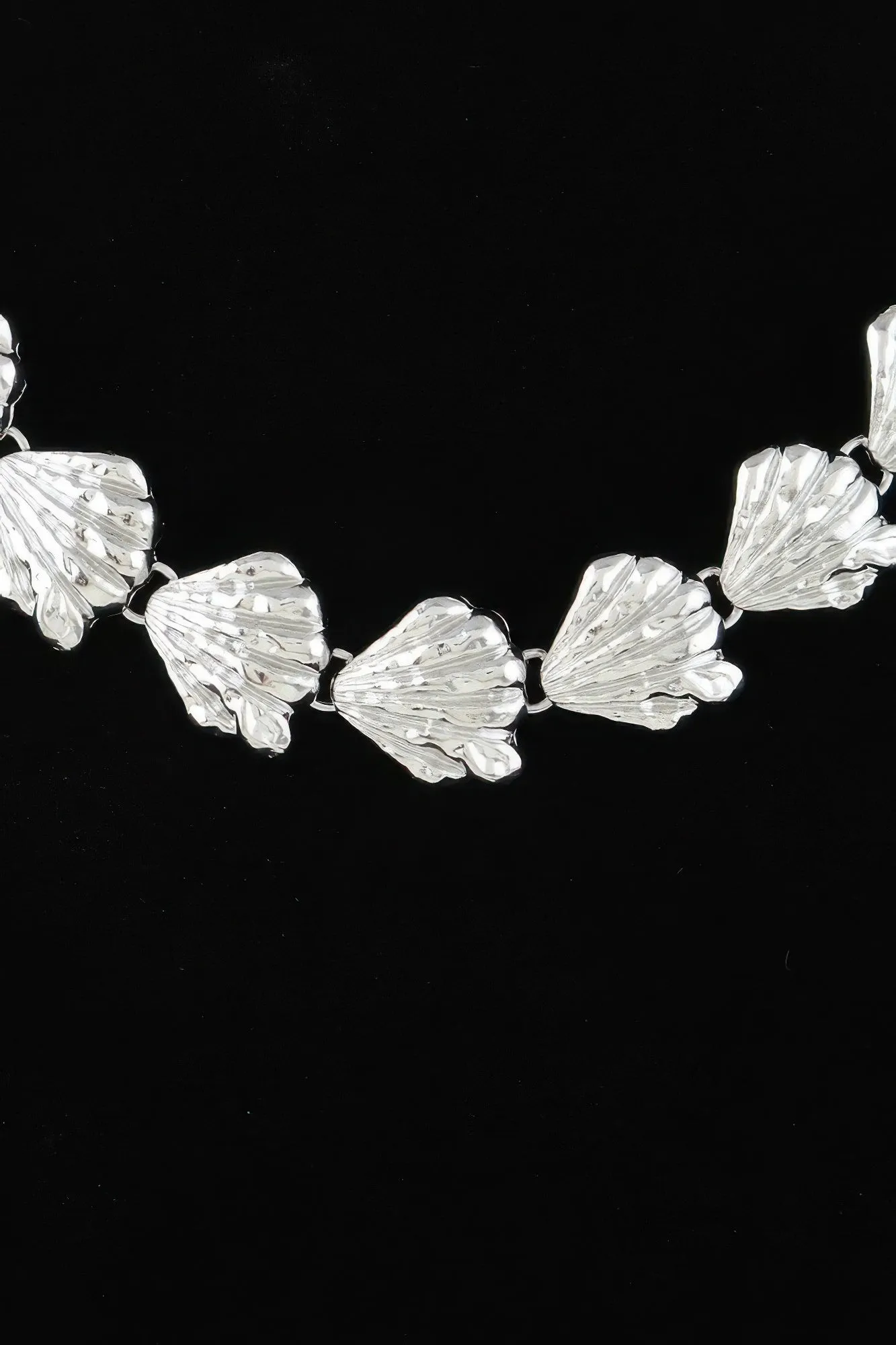 Hammered Sea Shell Charm Necklace sold by Unique Kulture product image thumbnail 5