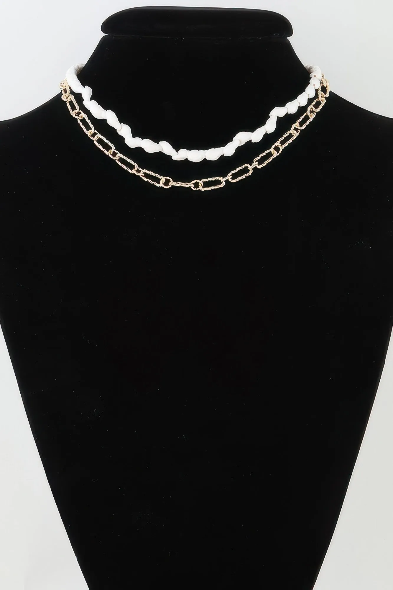 Sea Shell N Chain Linked Necklace sold by Unique Kulture