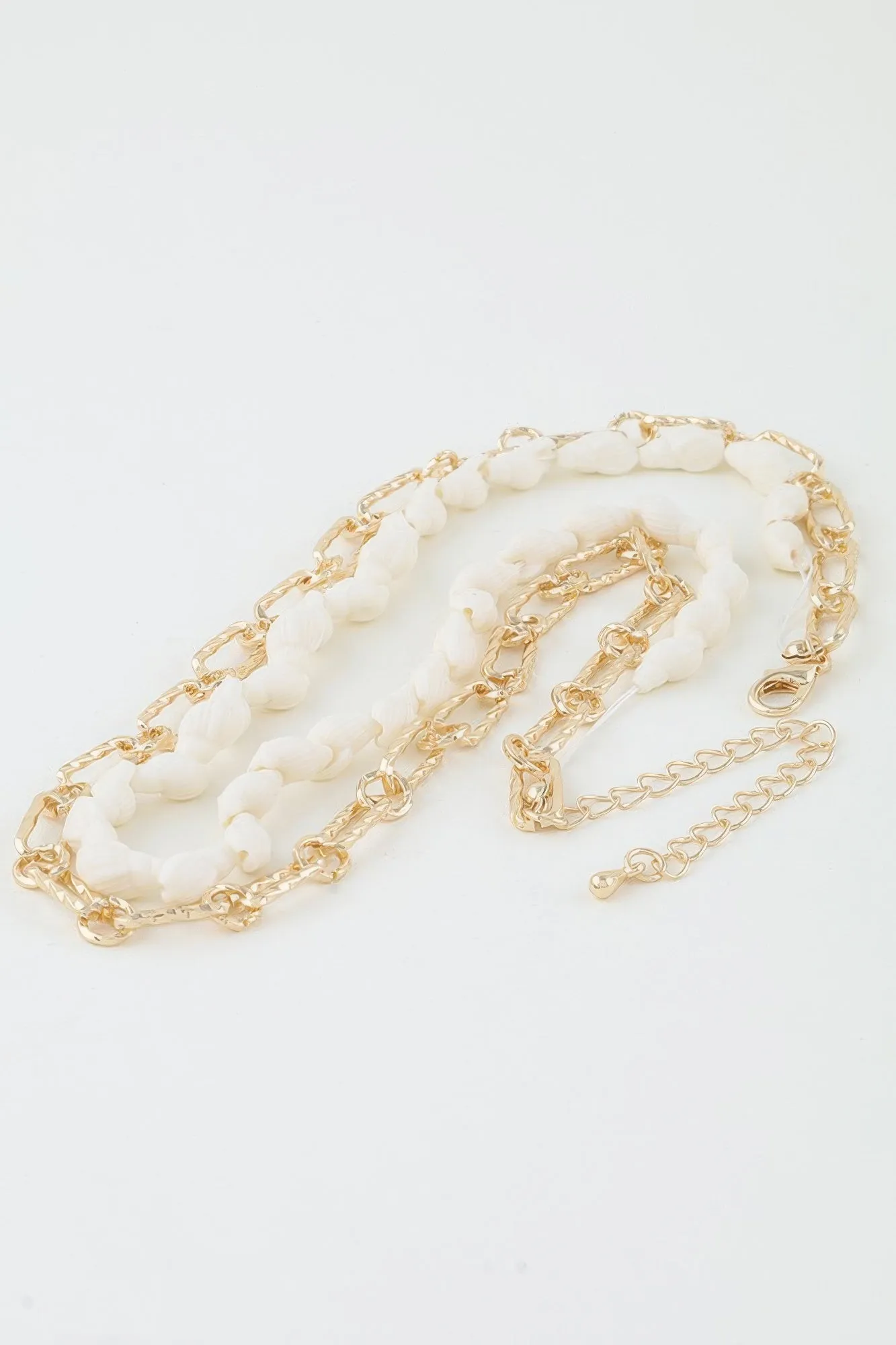 Sea Shell N Chain Linked Necklace sold by Unique Kulture product image thumbnail 3
