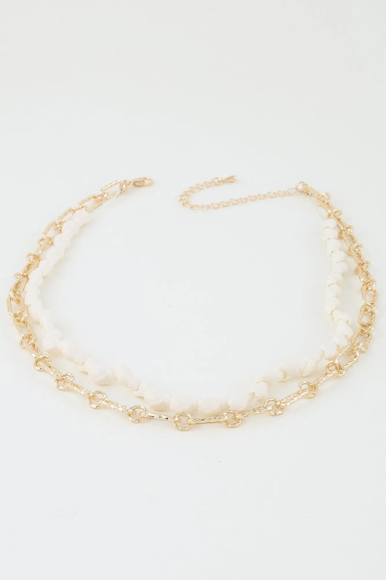 Sea Shell N Chain Linked Necklace sold by Unique Kulture product image thumbnail 2