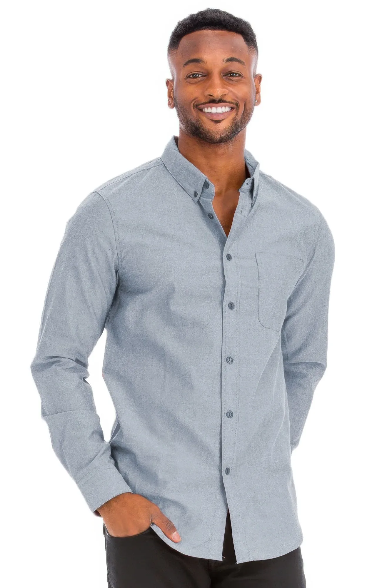 Men's Casual Long Sleeve Shirts sold by Unique Kulture product image thumbnail 5