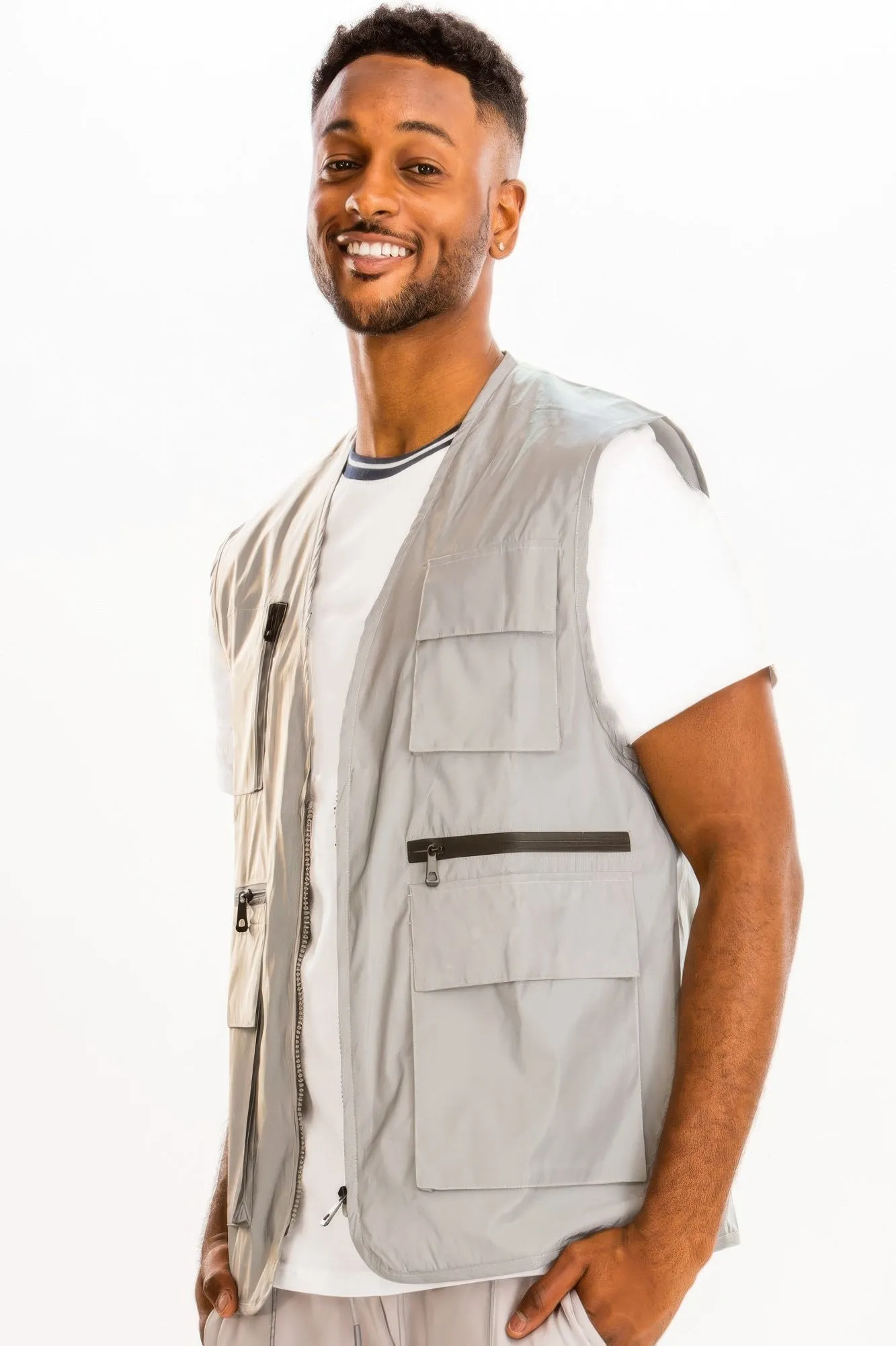 Reflective Utility Vest sold by Unique Kulture product image thumbnail 2