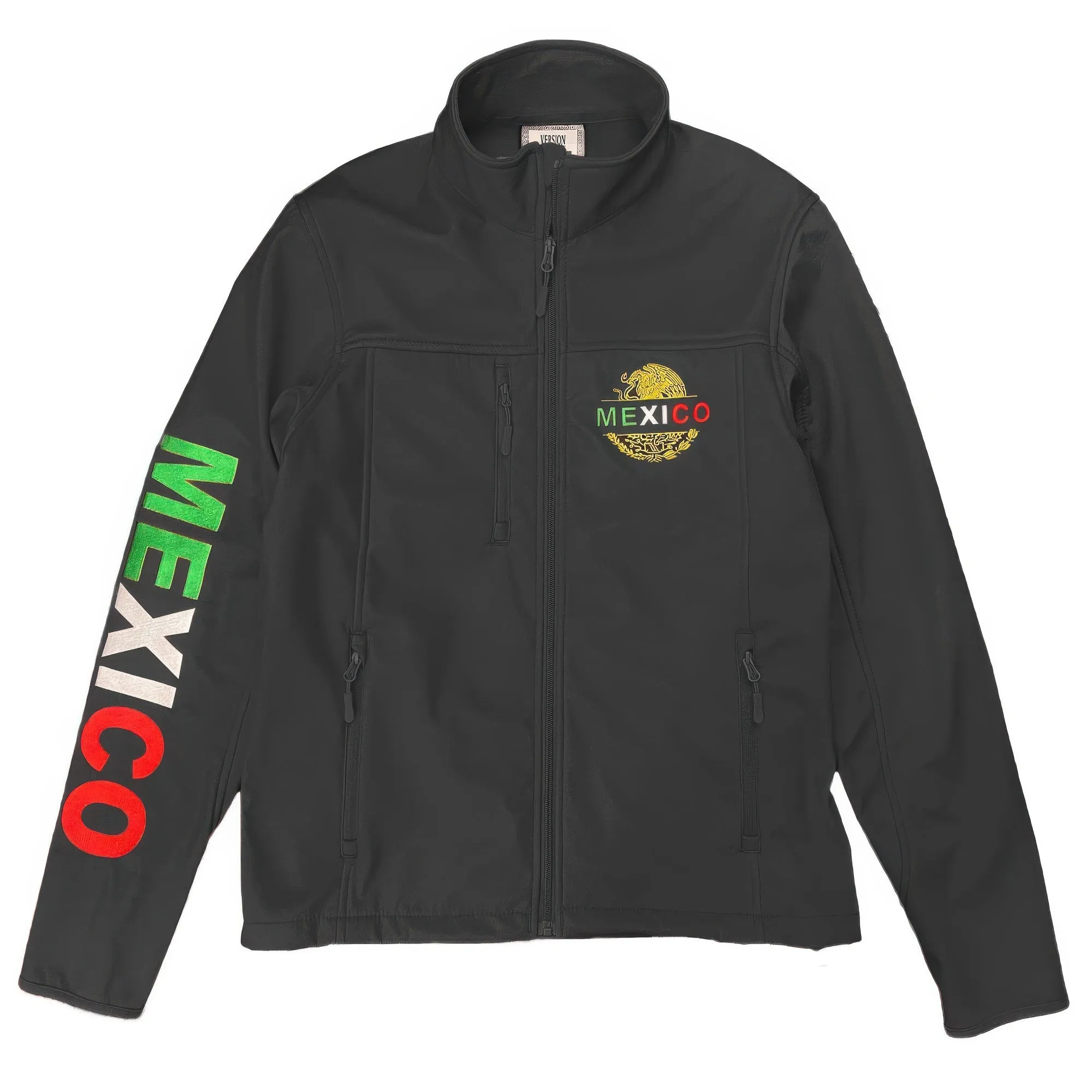 Mexico Embroidered Soft Shell Jacket sold by Unique Kulture product image thumbnail 5