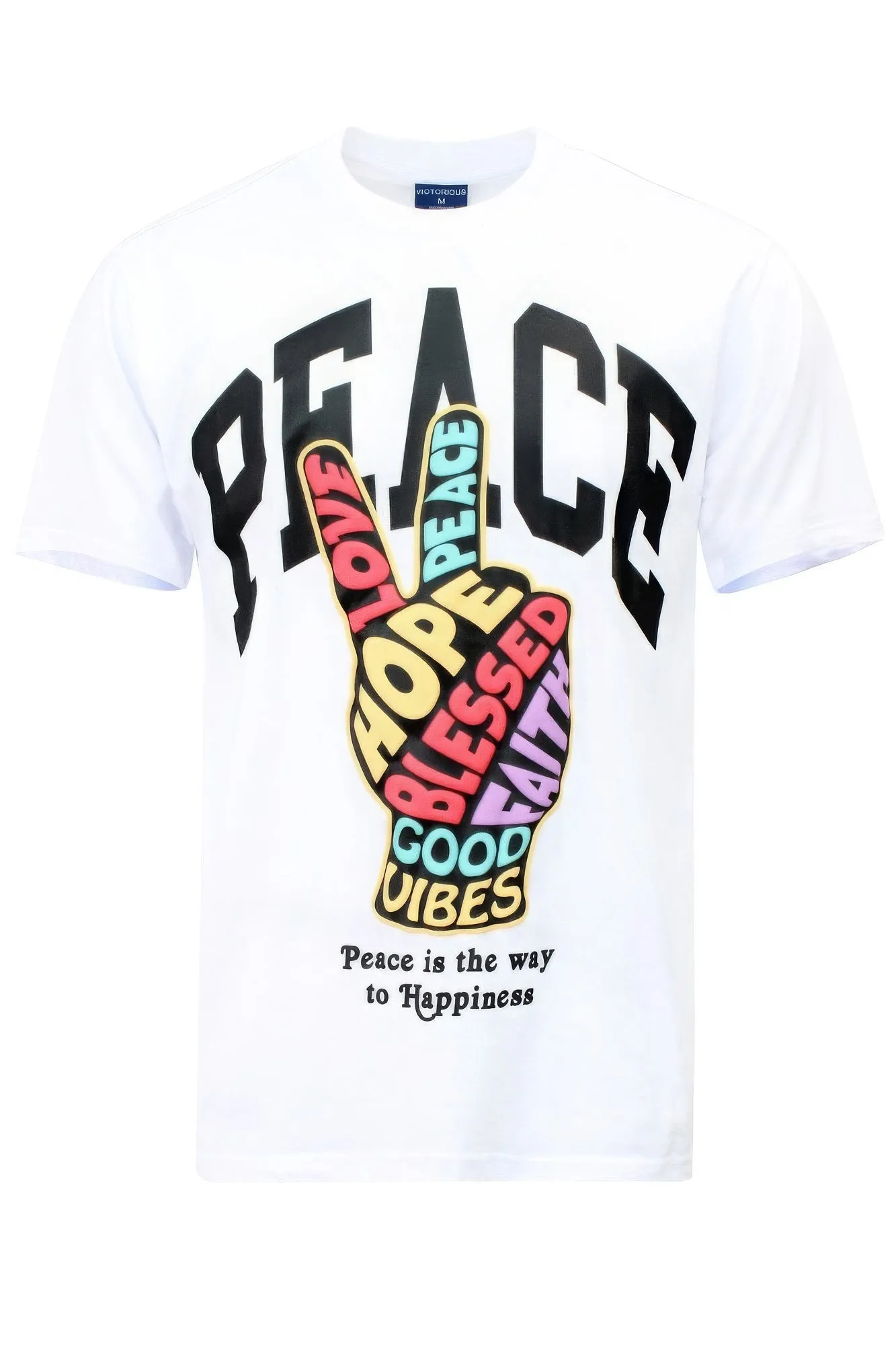 Peace Hand Sign T-shirts sold by Unique Kulture