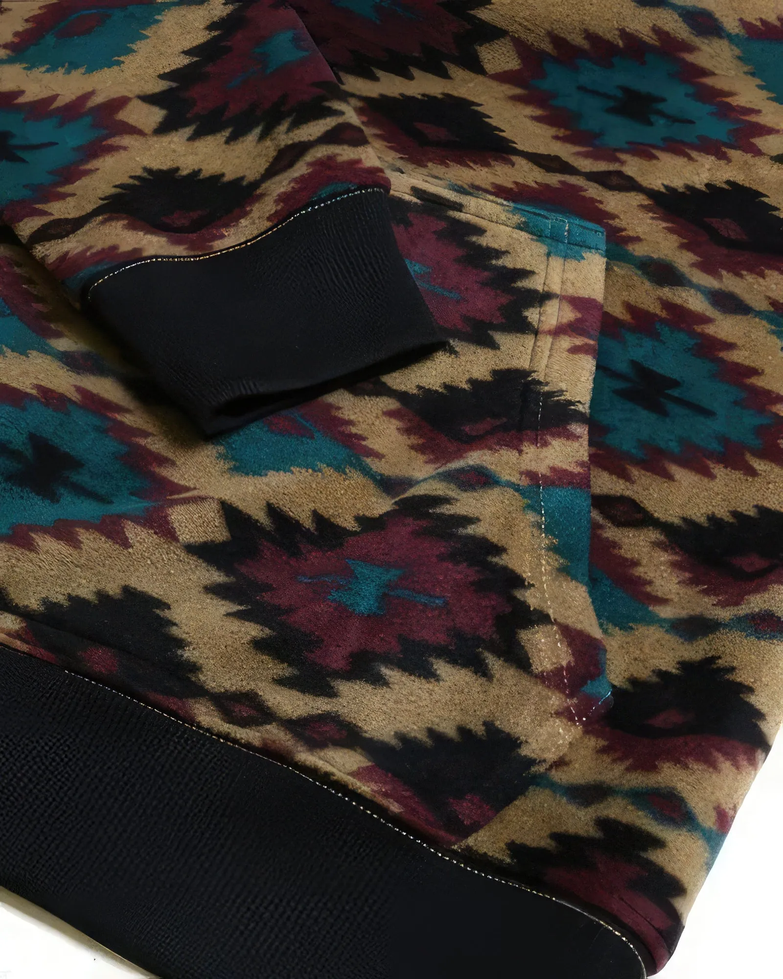 Aztec Diamond Print Hoodie sold by Unique Kulture product image thumbnail 4