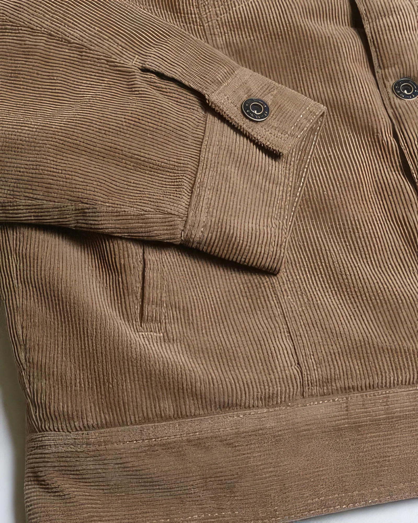 Casual Corduroy Lined Trucker Jacket sold by Unique Kulture product image thumbnail 5