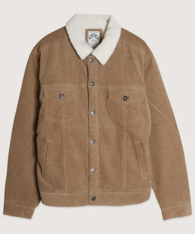 Casual Corduroy Lined Trucker Jacket sold by Unique Kulture