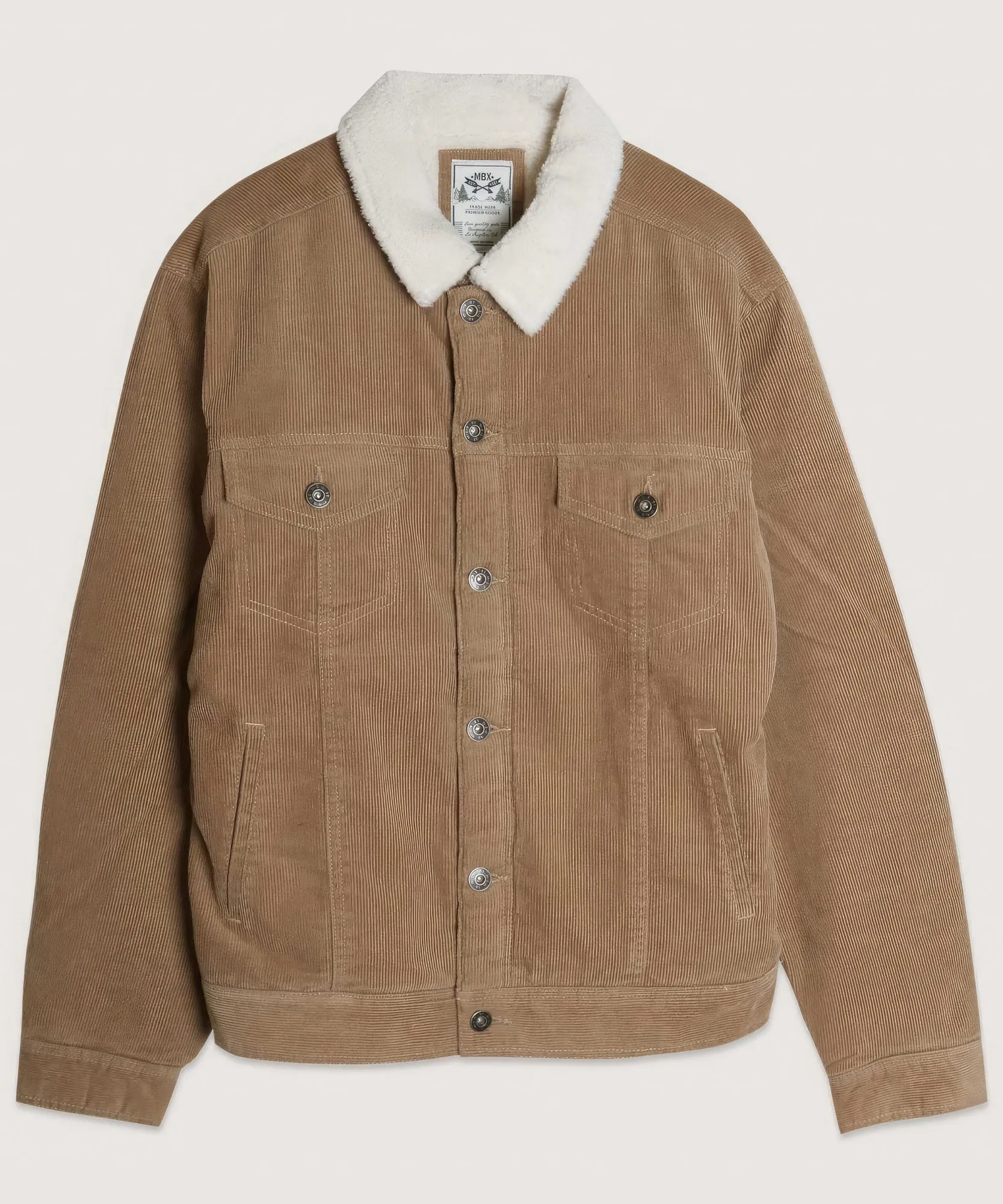 Casual Corduroy Lined Trucker Jacket sold by Unique Kulture