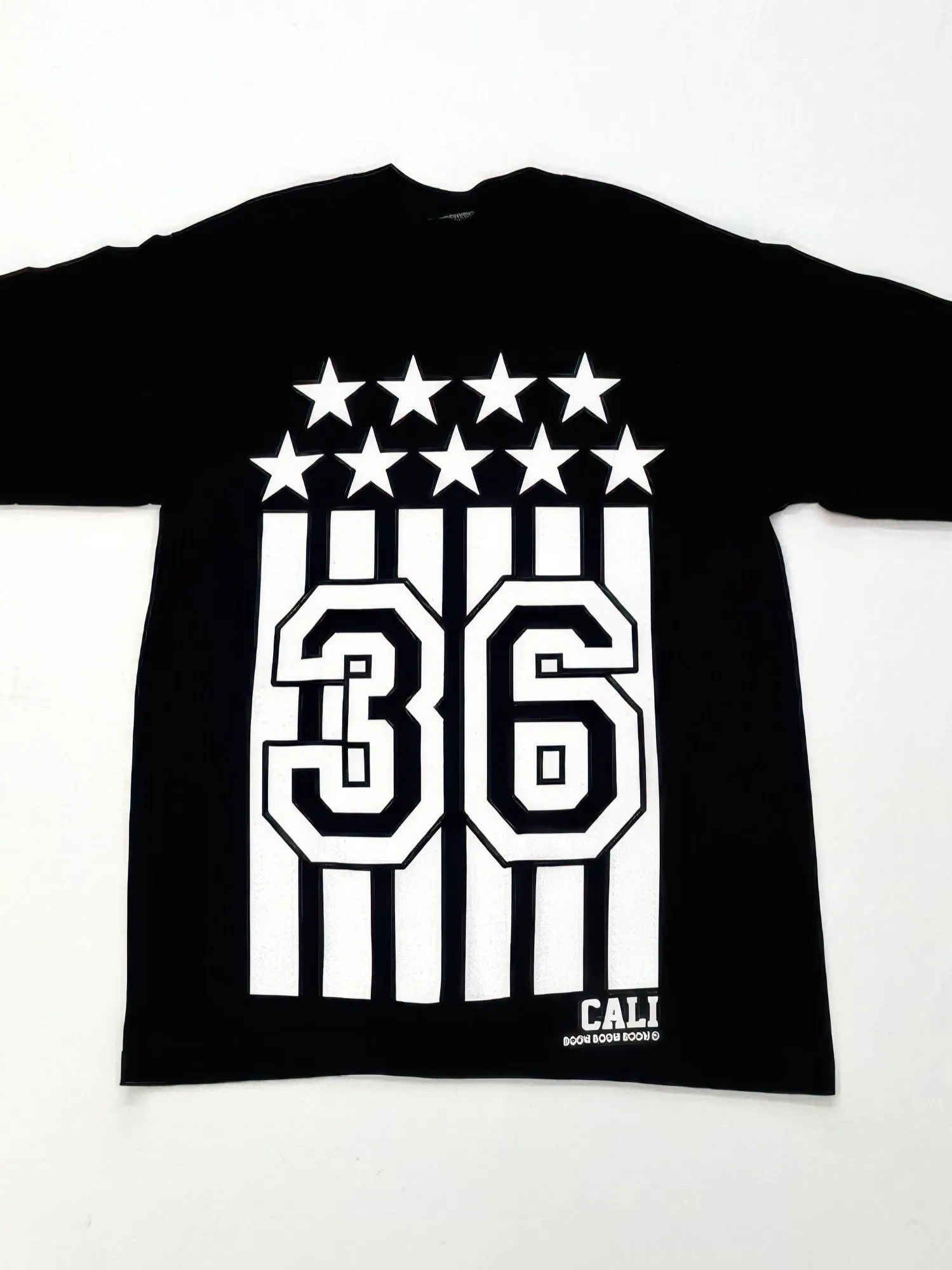 Black And White Flag Print Tee sold by Unique Kulture product image thumbnail 2