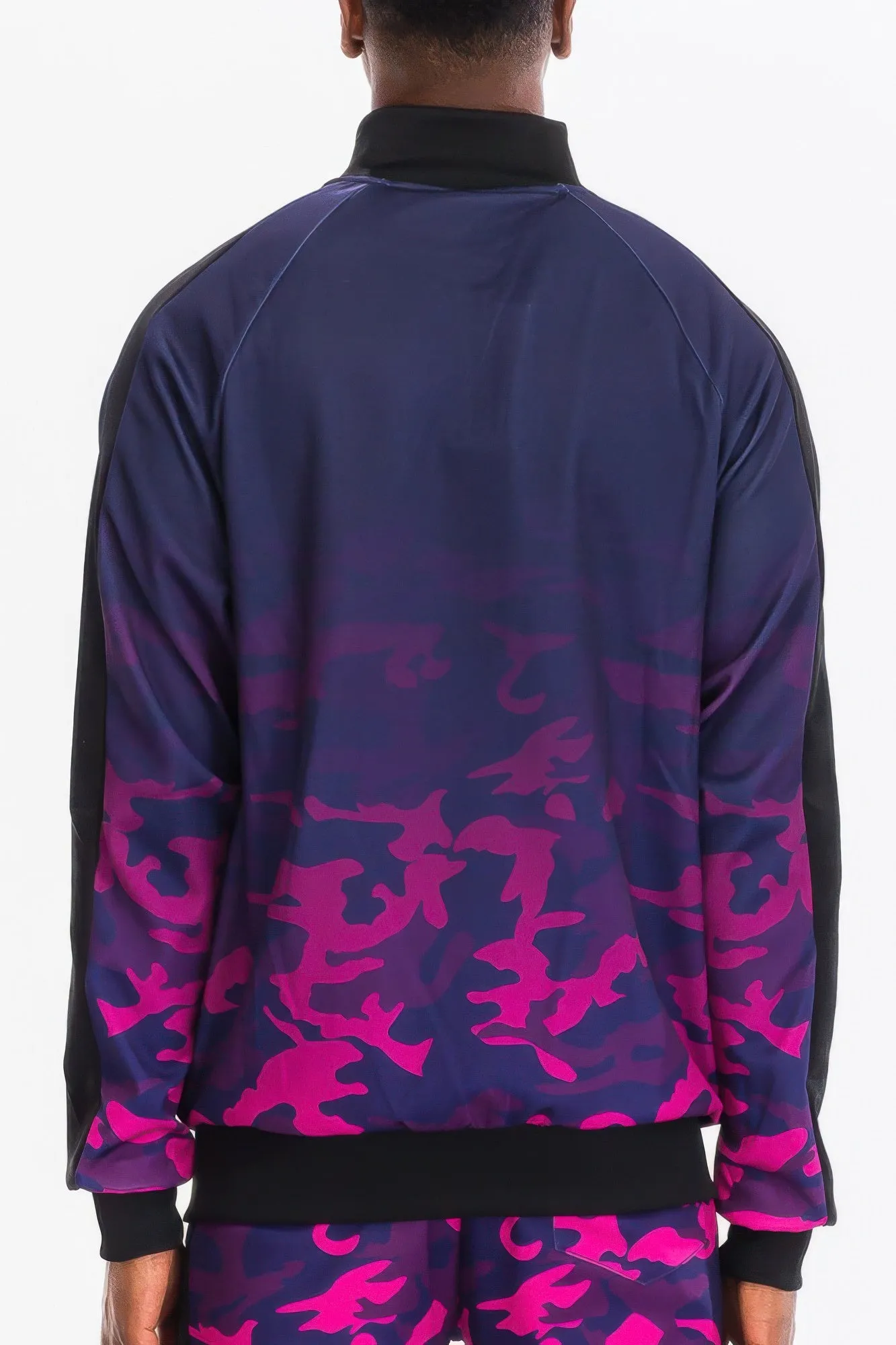 Mens Camo Ombre Track Jacket sold by Unique Kulture product image thumbnail 3