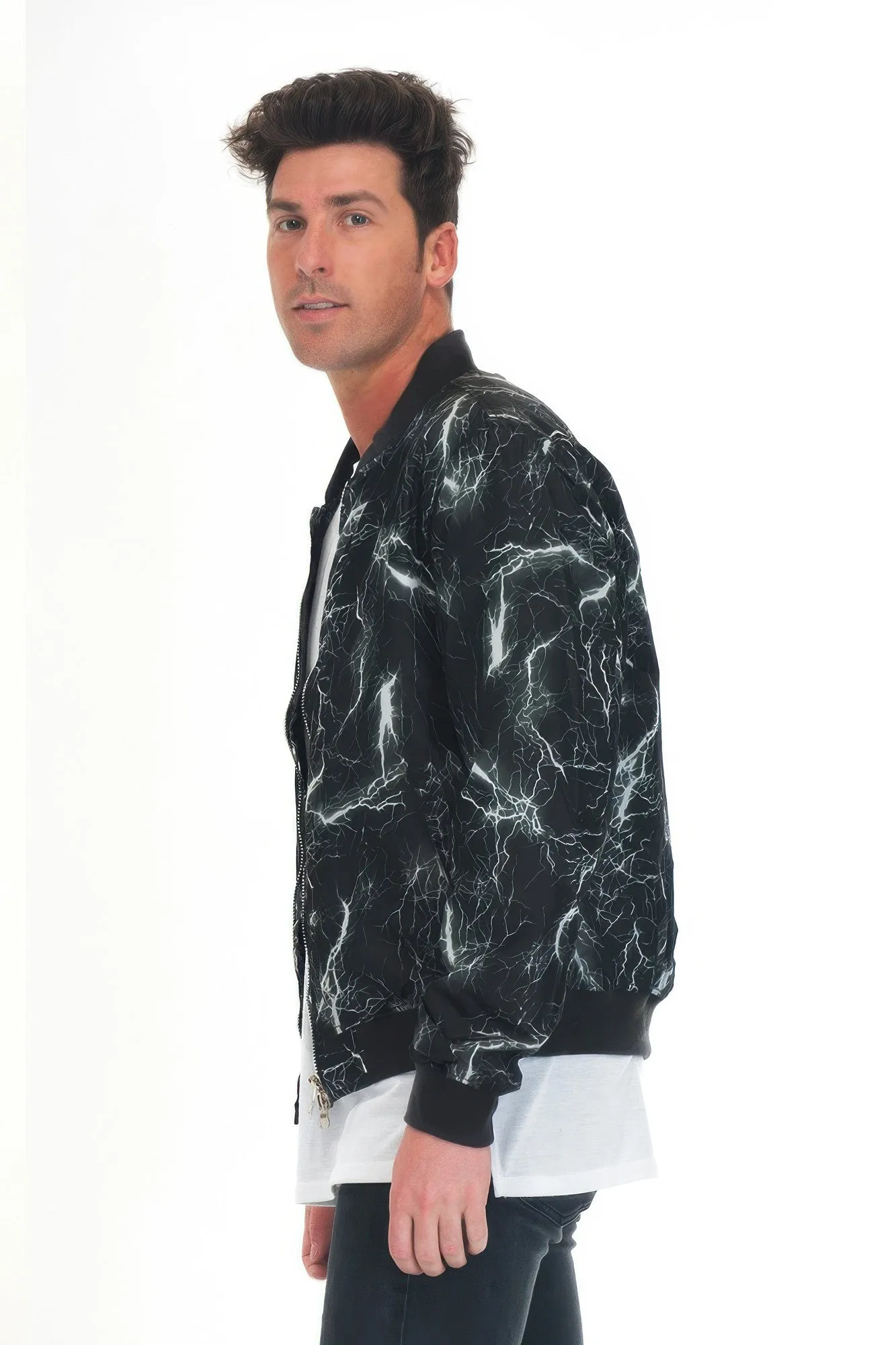 Lightning Bomber Windbreaker sold by Unique Kulture product image thumbnail 5
