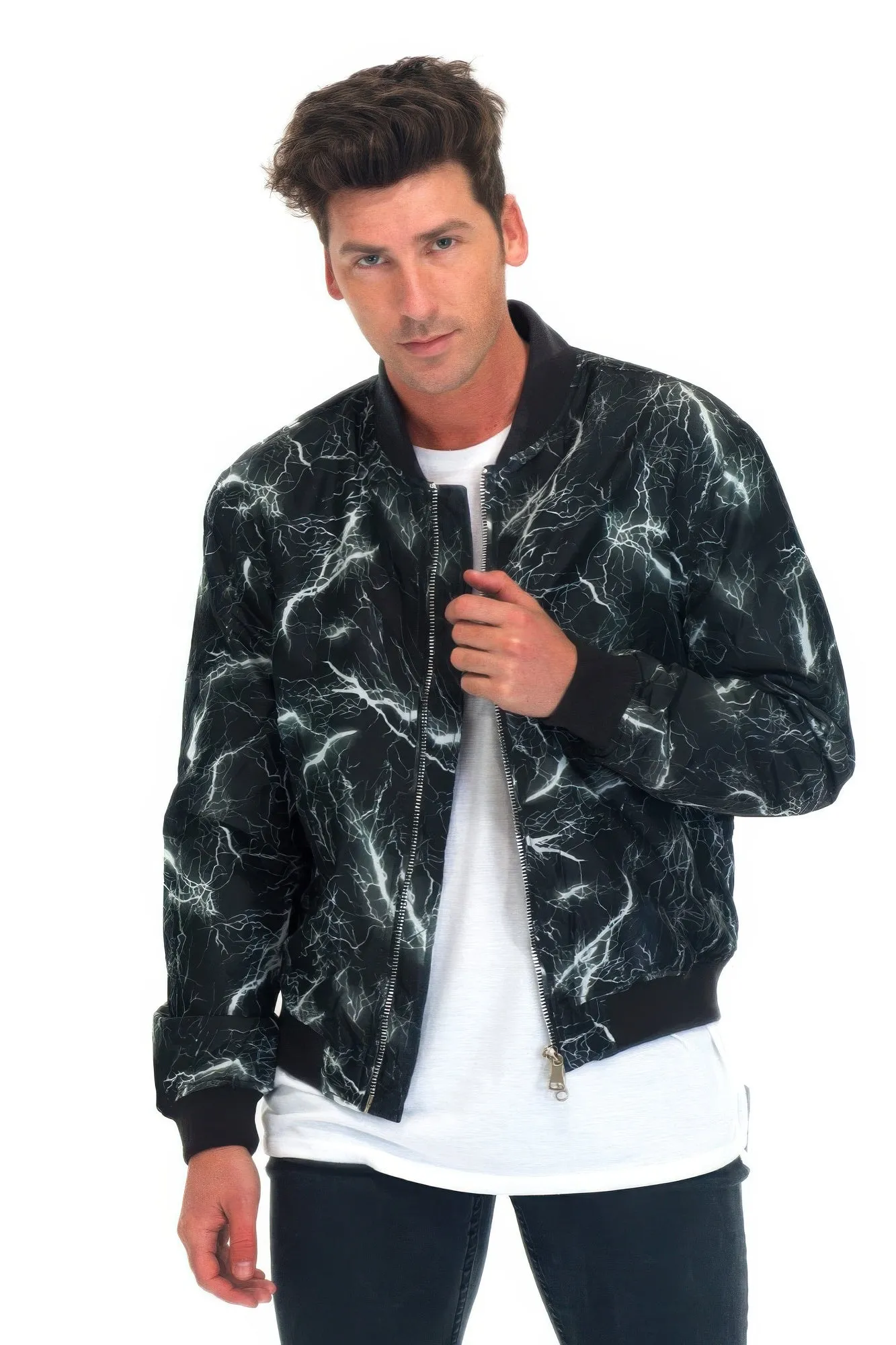 Lightning Bomber Windbreaker sold by Unique Kulture product image thumbnail 4