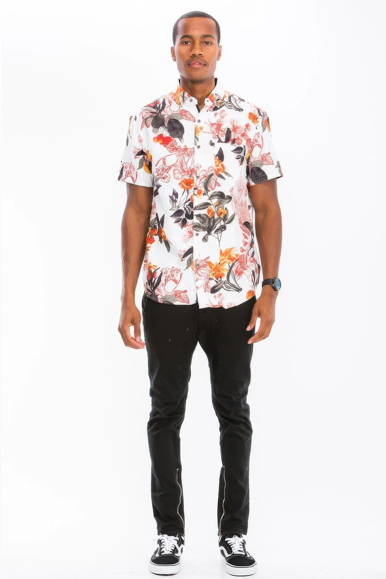Hawaiian Print Button Down Shirt sold by Unique Kulture product image thumbnail 2