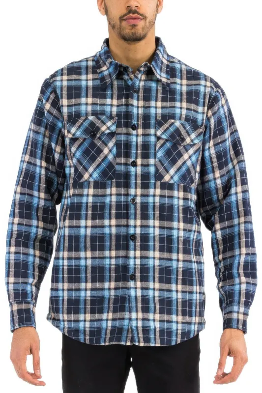 Mens Quilted Padded Flannel sold by Unique Kulture