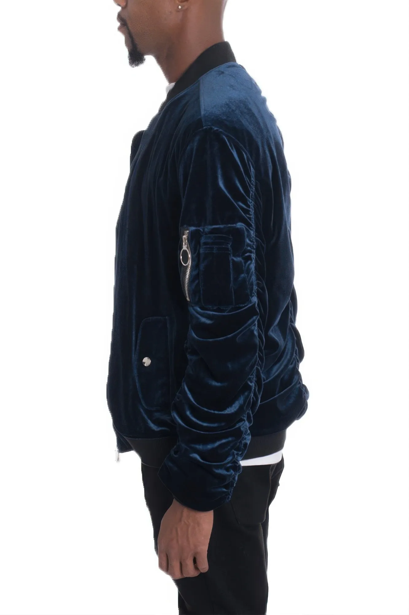 Men's Casual Slim Fit Bomber Jacket sold by Unique Kulture product image thumbnail 2