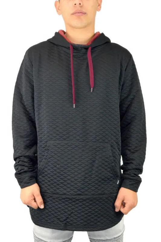Quilted Pullover Hoodie Sweatshirts sold by Unique Kulture