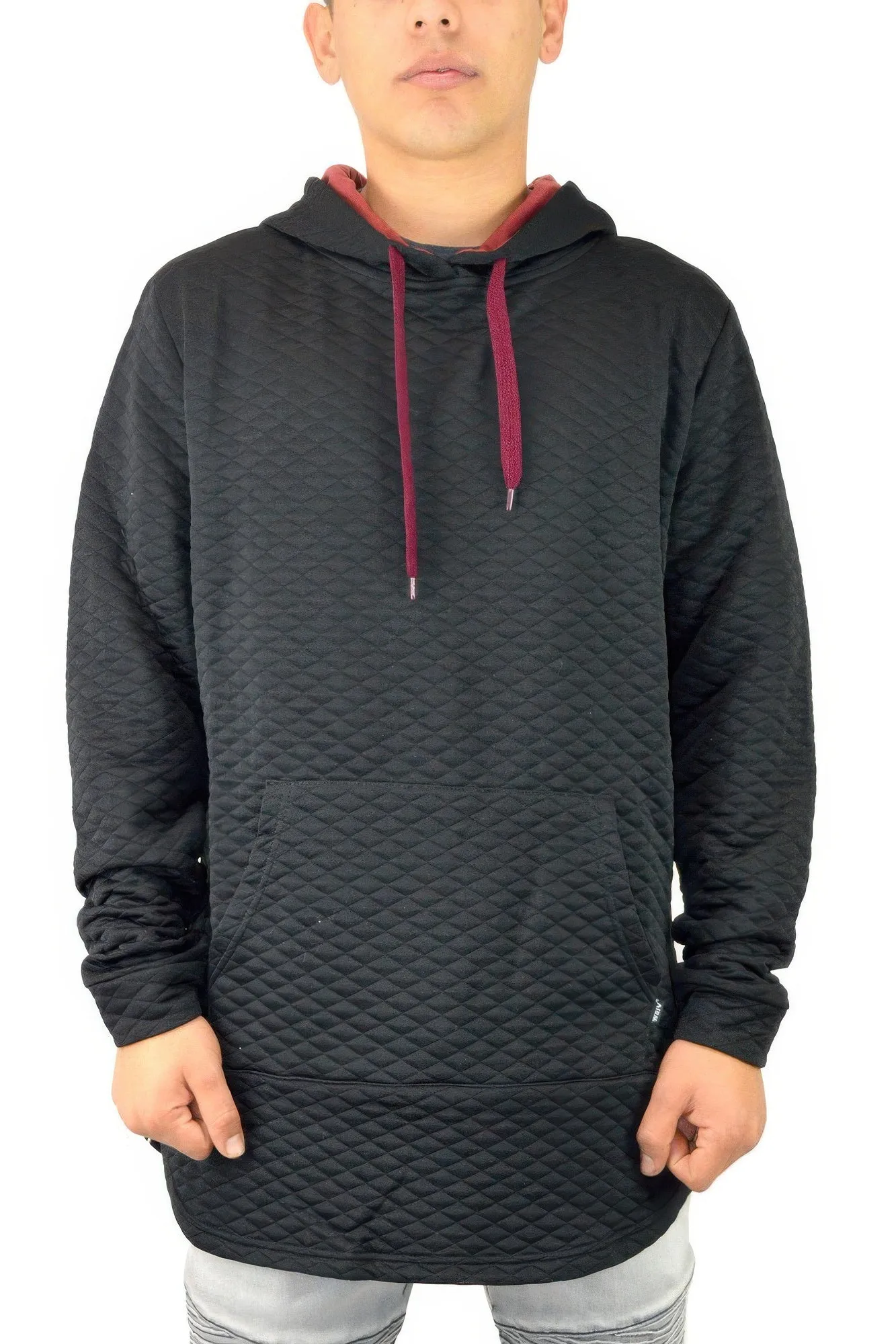 Quilted Pullover Hoodie Sweatshirts sold by Unique Kulture