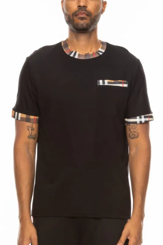 Checkered Short Sleeve Tee sold by Unique Kulture
