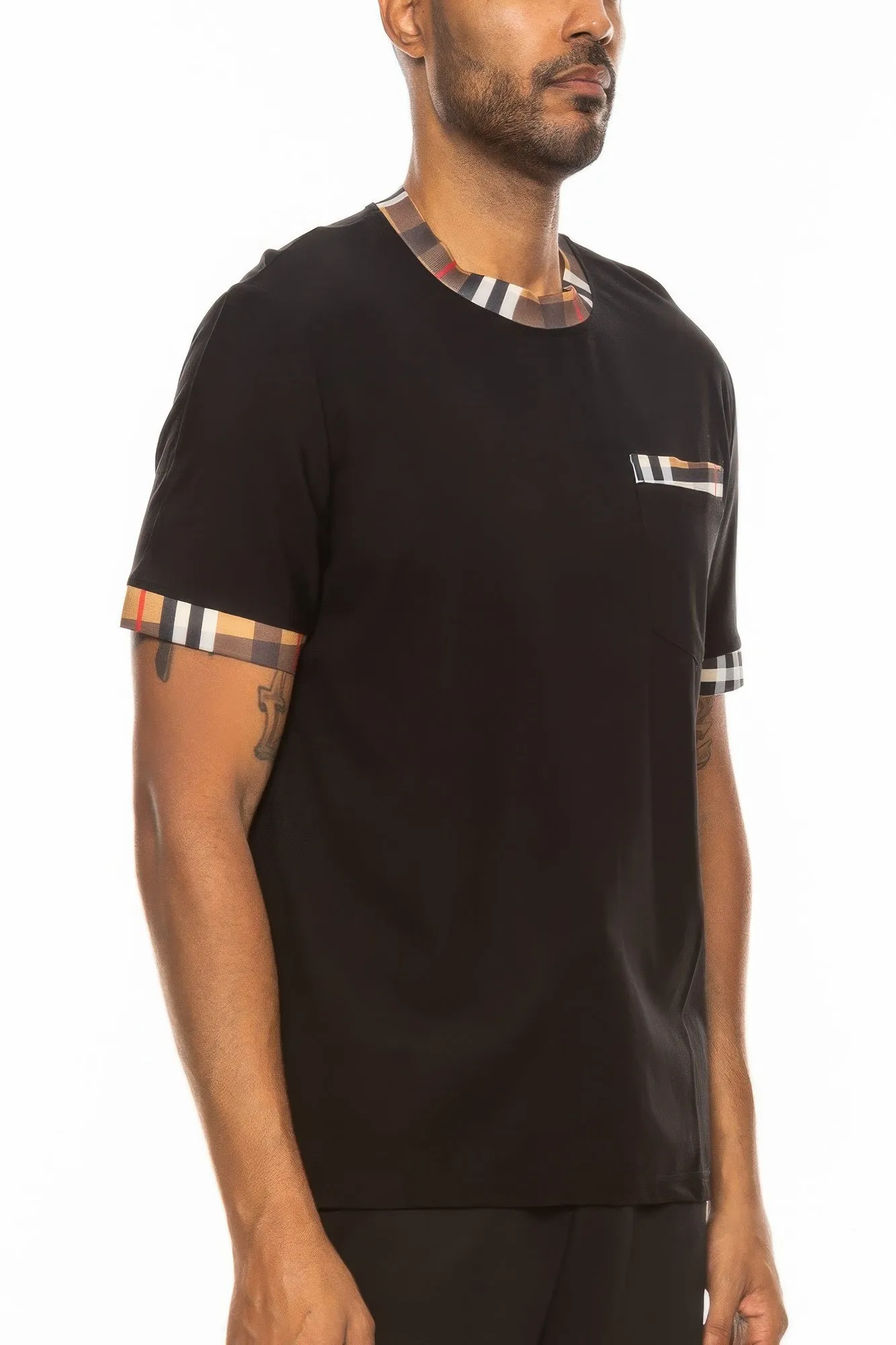 Checkered Short Sleeve Tee sold by Unique Kulture product image thumbnail 2